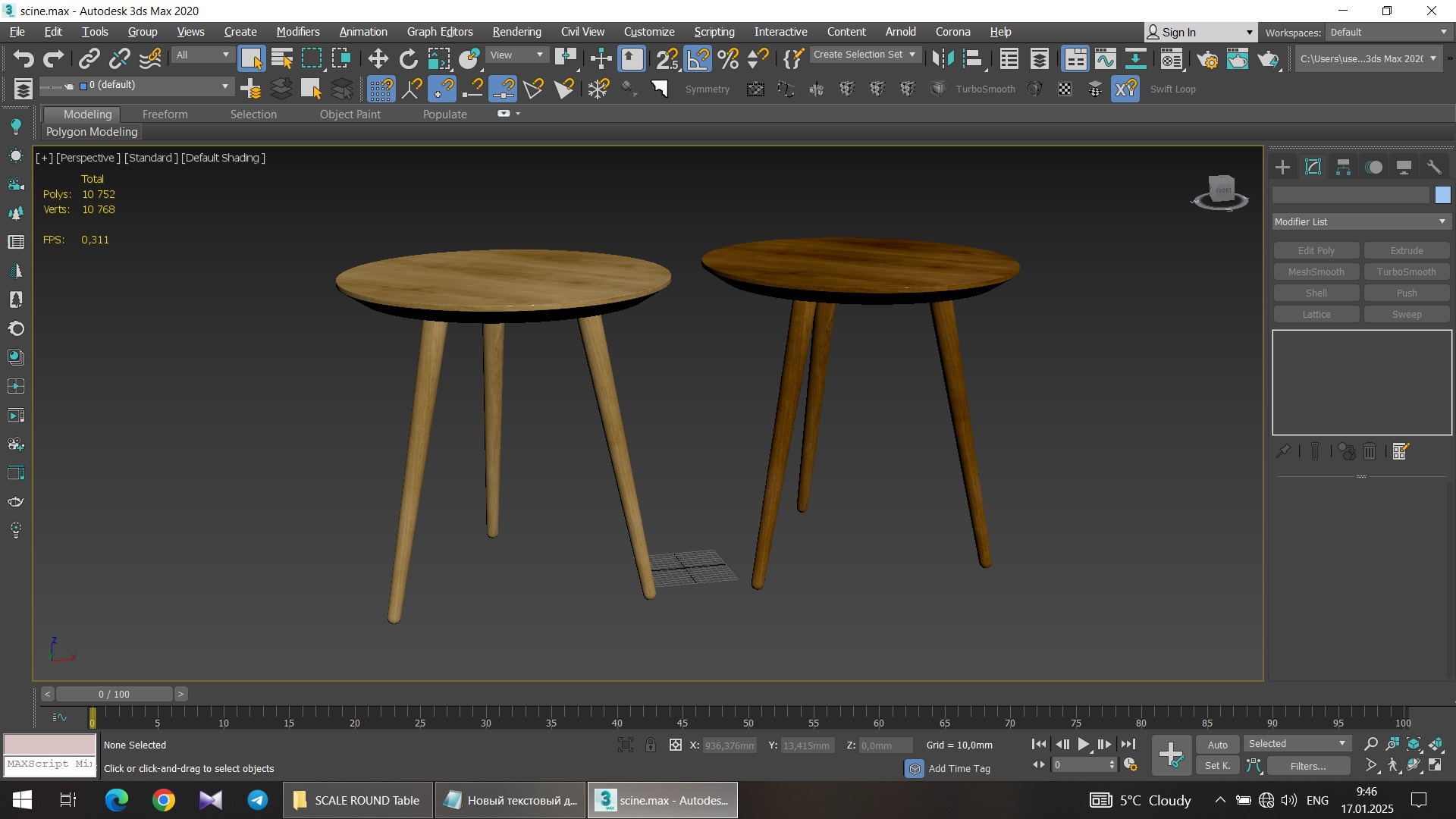 SCALE ROUND Table   3D model_6