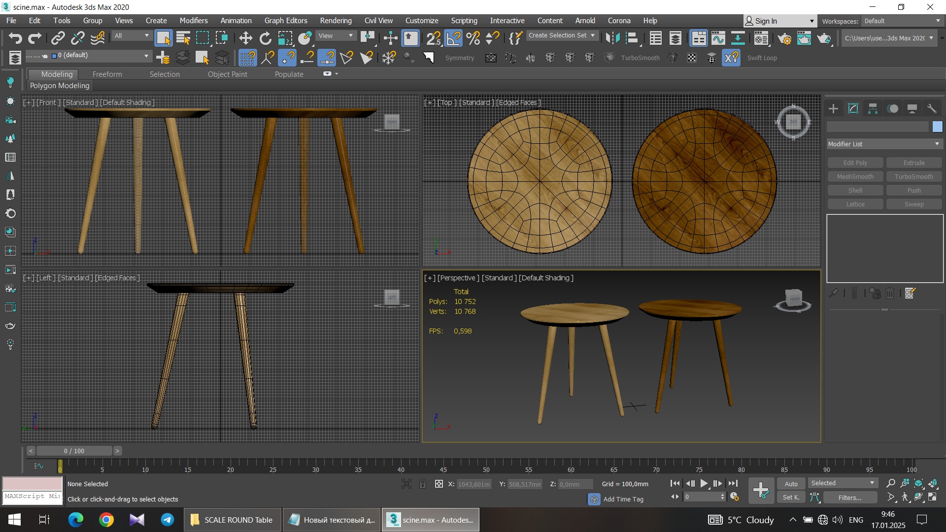 SCALE ROUND Table   3D model_9