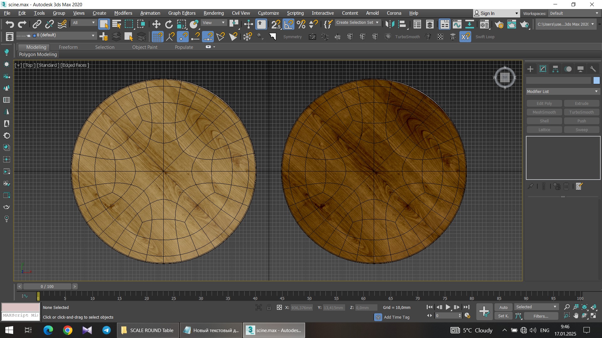SCALE ROUND Table   3D model_10
