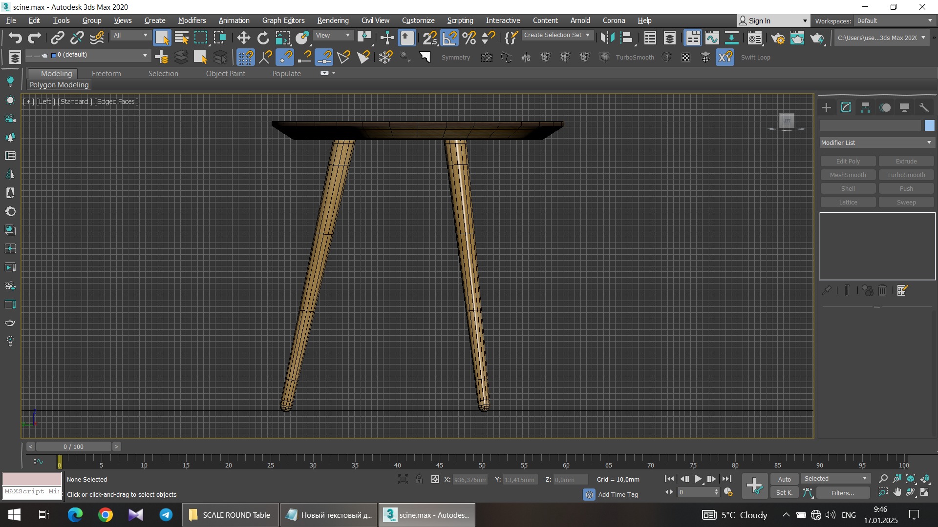 SCALE ROUND Table   3D model_8