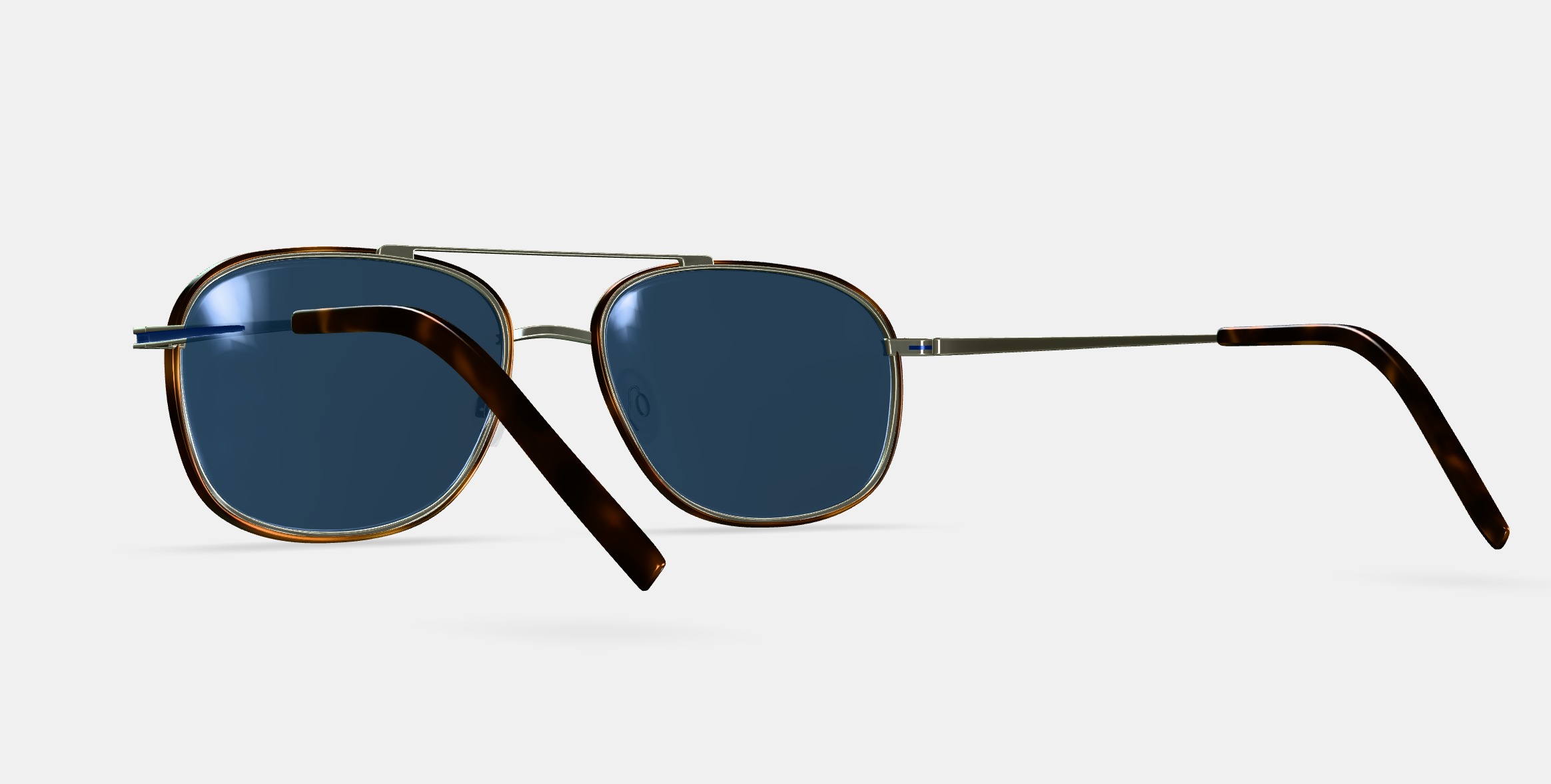 Aiko Sunglasses in Oak Barrel with Riesling 3D model_5