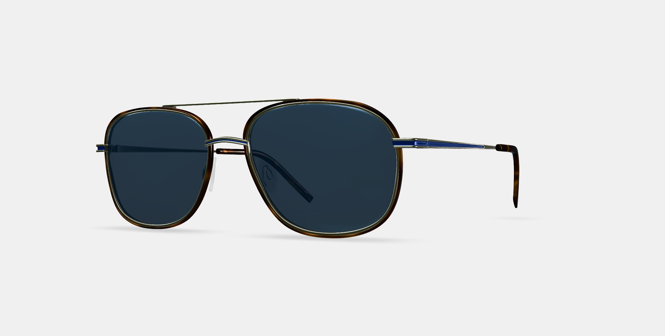 Aiko Sunglasses in Oak Barrel with Riesling 3D model_13