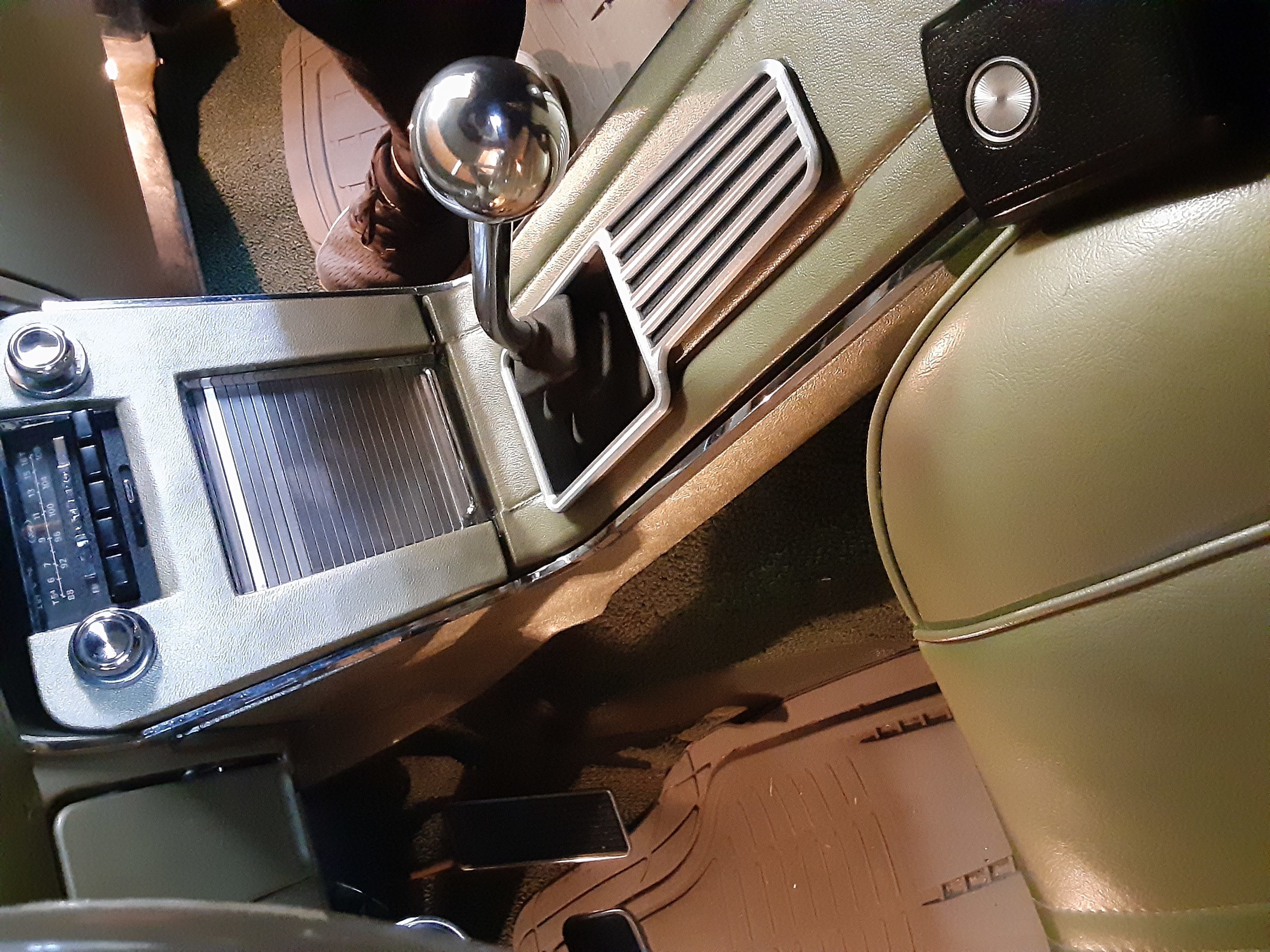 1967-1968 Auto Mustang or Cougar Console to 4spd Shifter Bezel 3D print model_1