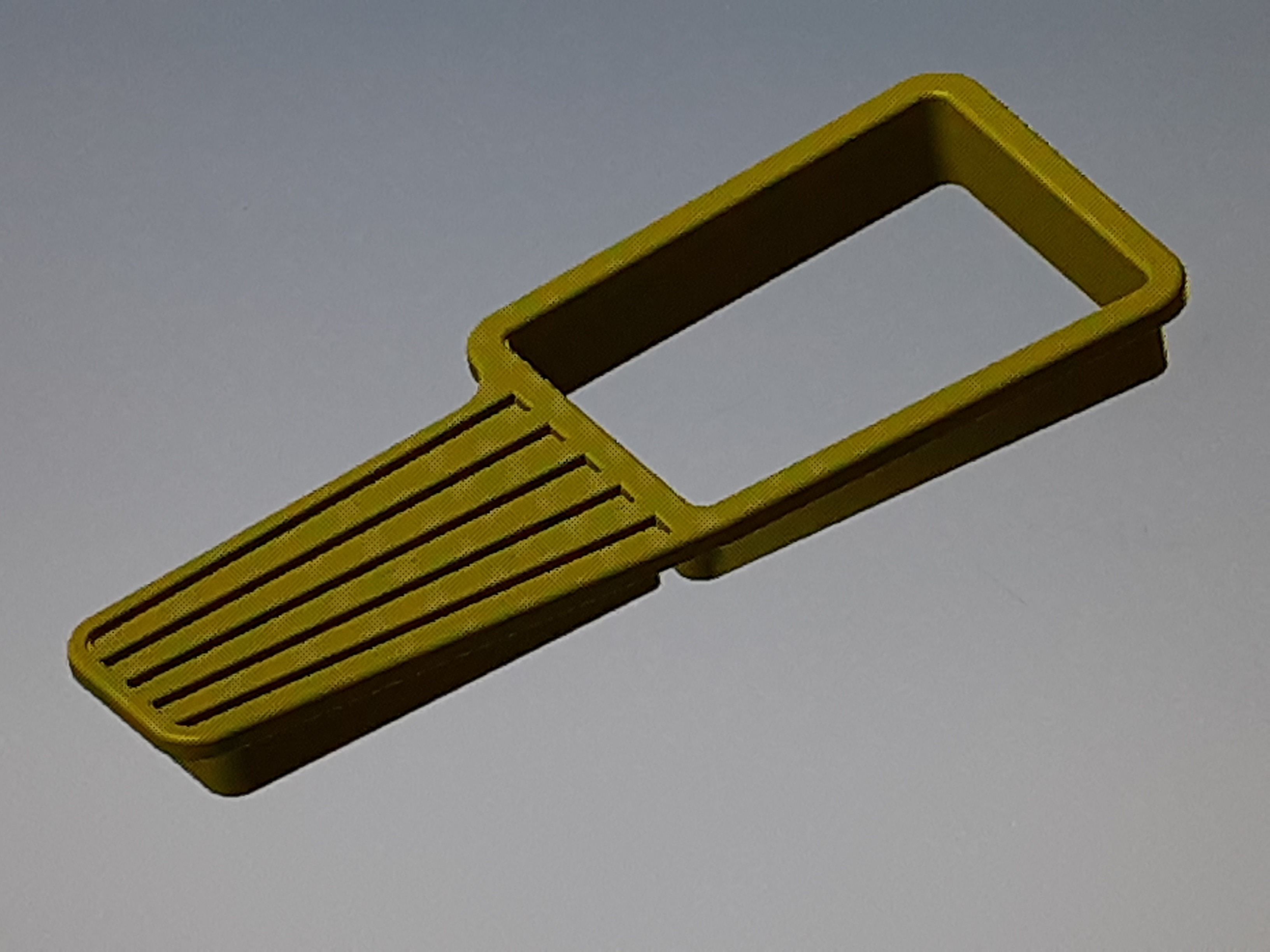 1967-1968 Auto Mustang or Cougar Console to 4spd Shifter Bezel 3D print model_2