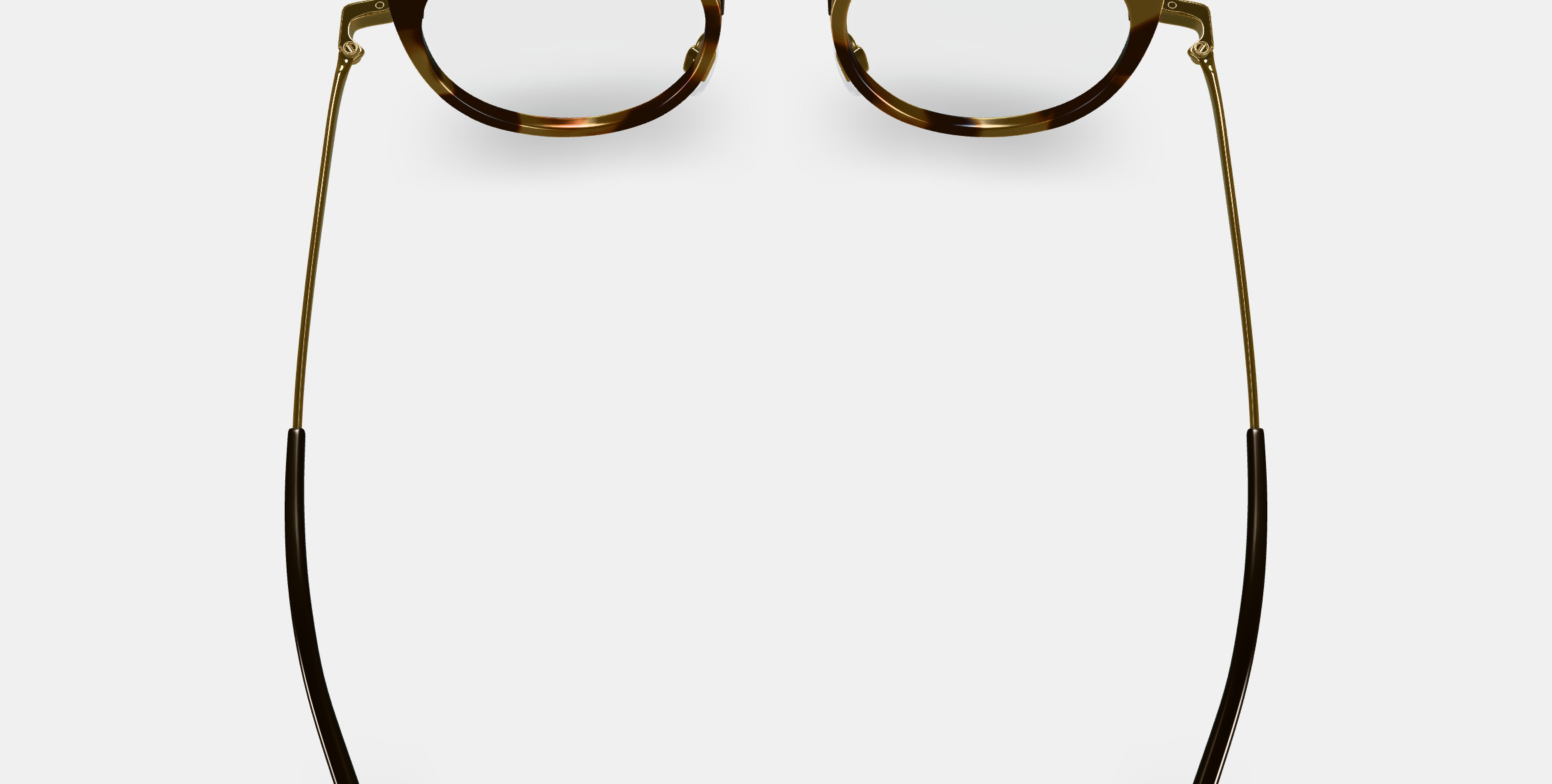Angelise Eyeglasses in Layered Marzipan Tortoise with Polished  3D model_5