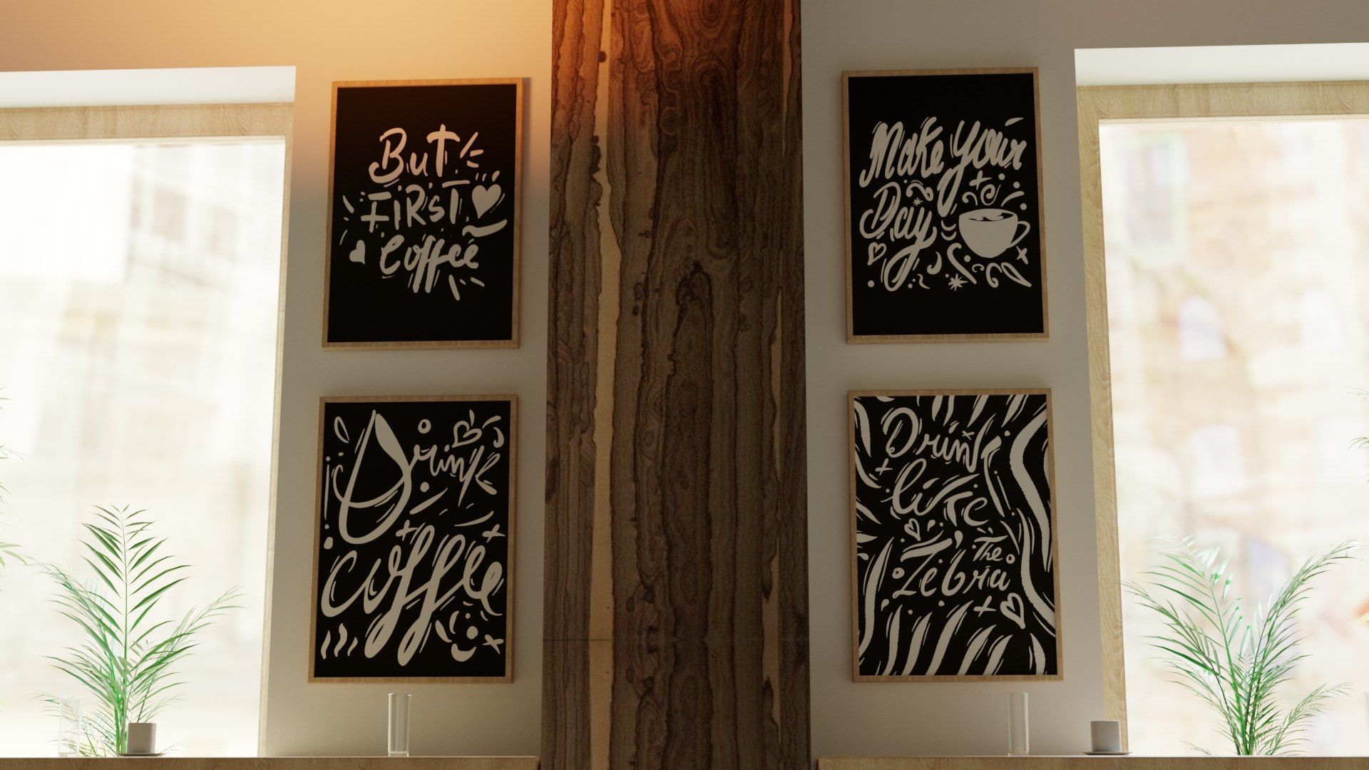 Vol 10 Collection coffeeshop and Restaurant 3D model_9