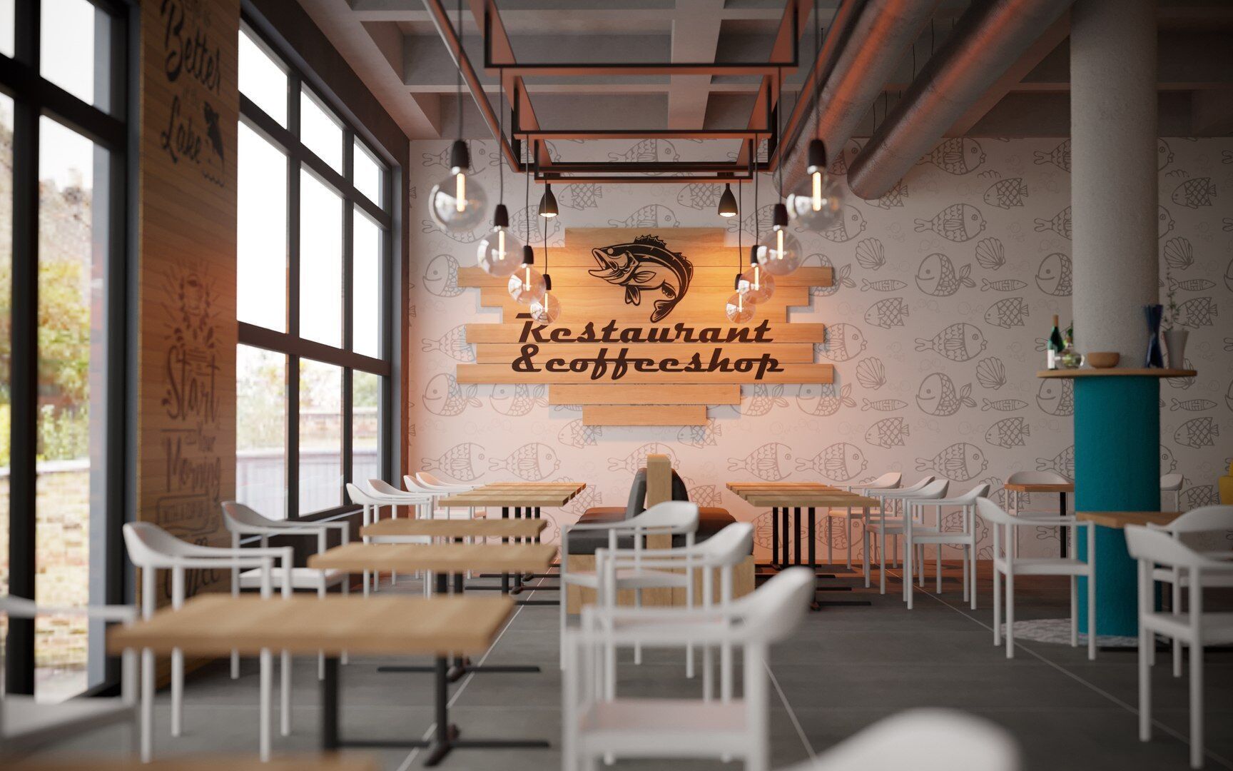 Vol 10 Collection coffeeshop and Restaurant 3D model_102