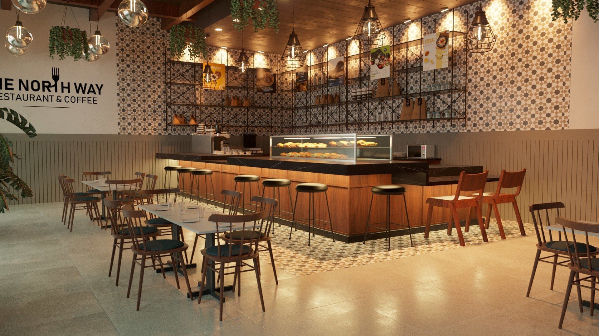 Vol 10 Collection coffeeshop and Restaurant 3D model_64