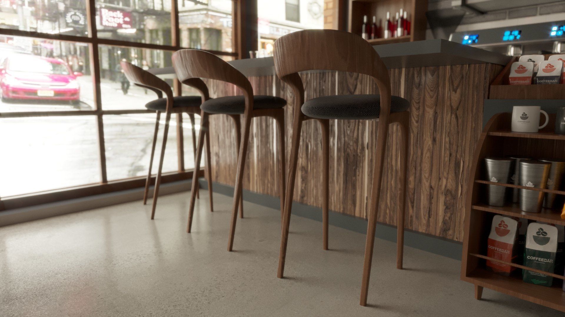 Vol 10 Collection coffeeshop and Restaurant 3D model_28