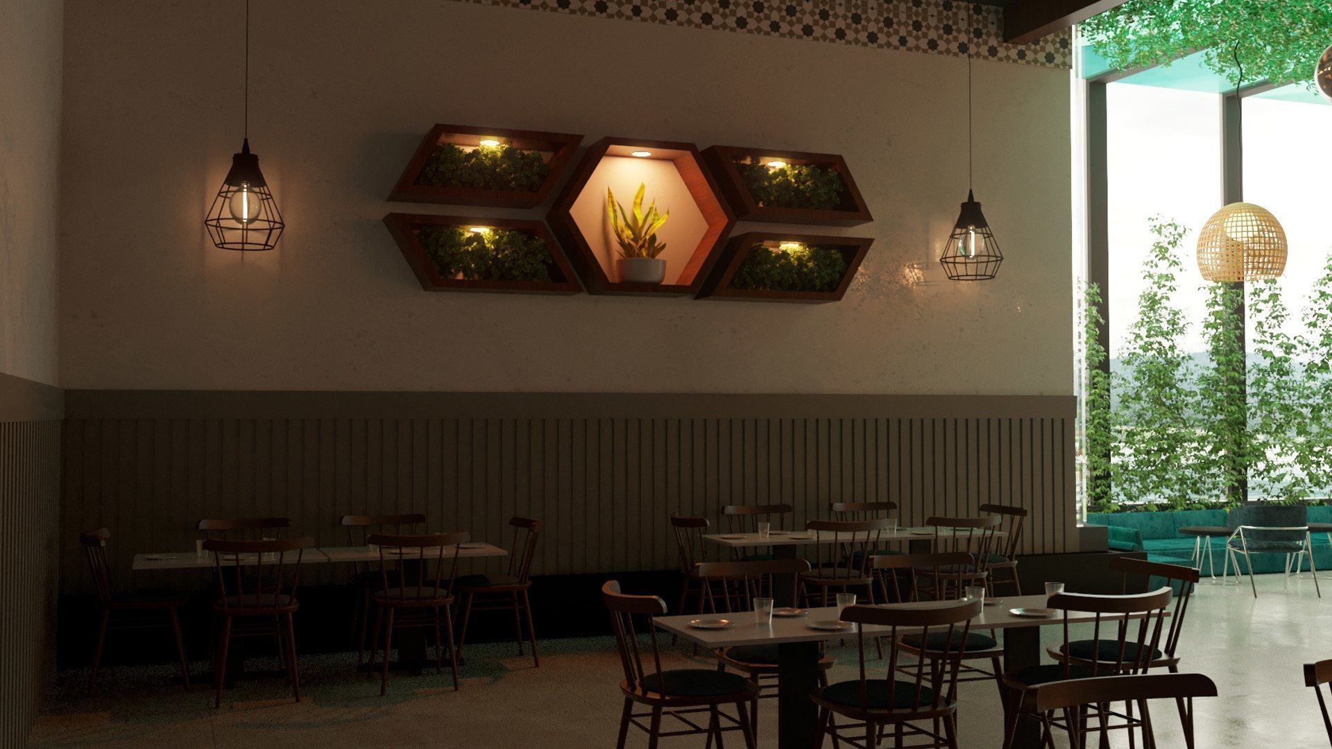 Vol 10 Collection coffeeshop and Restaurant 3D model_70