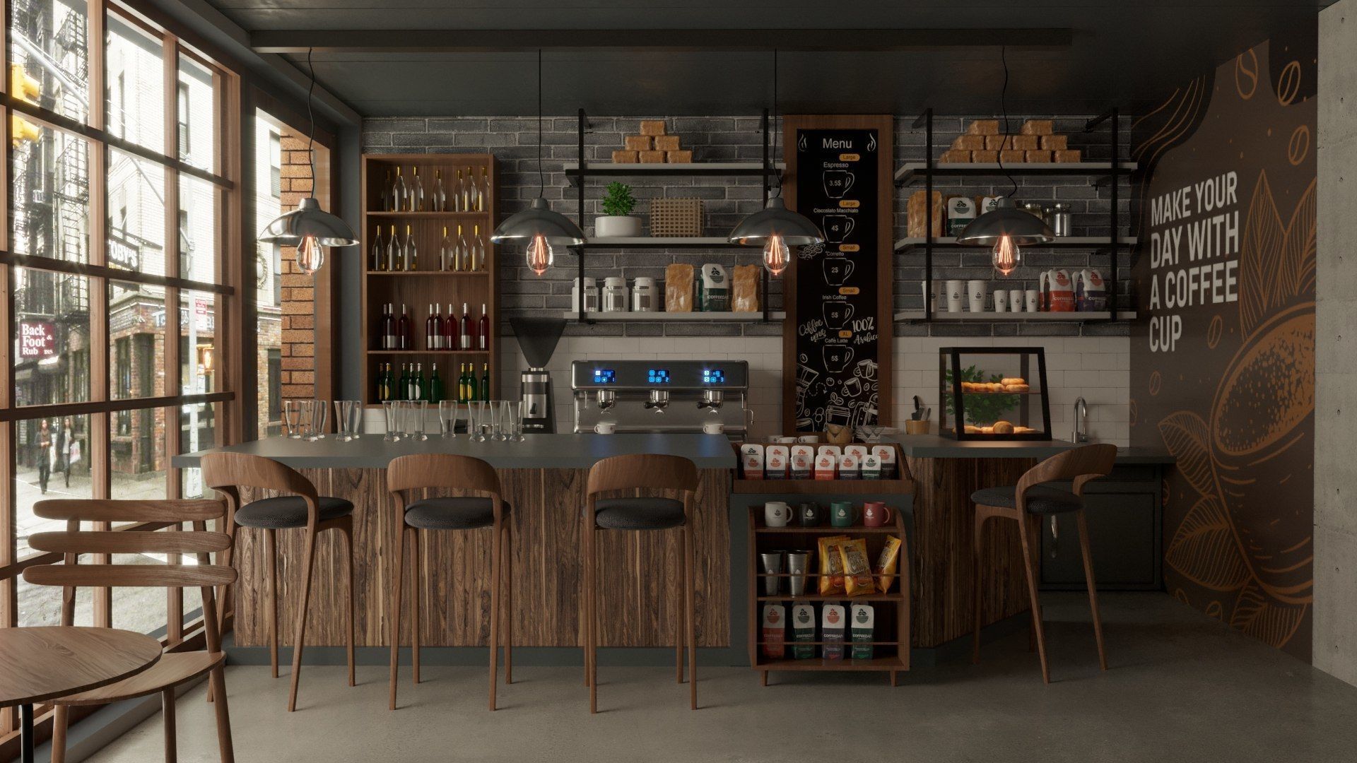 Vol 10 Collection coffeeshop and Restaurant 3D model_20