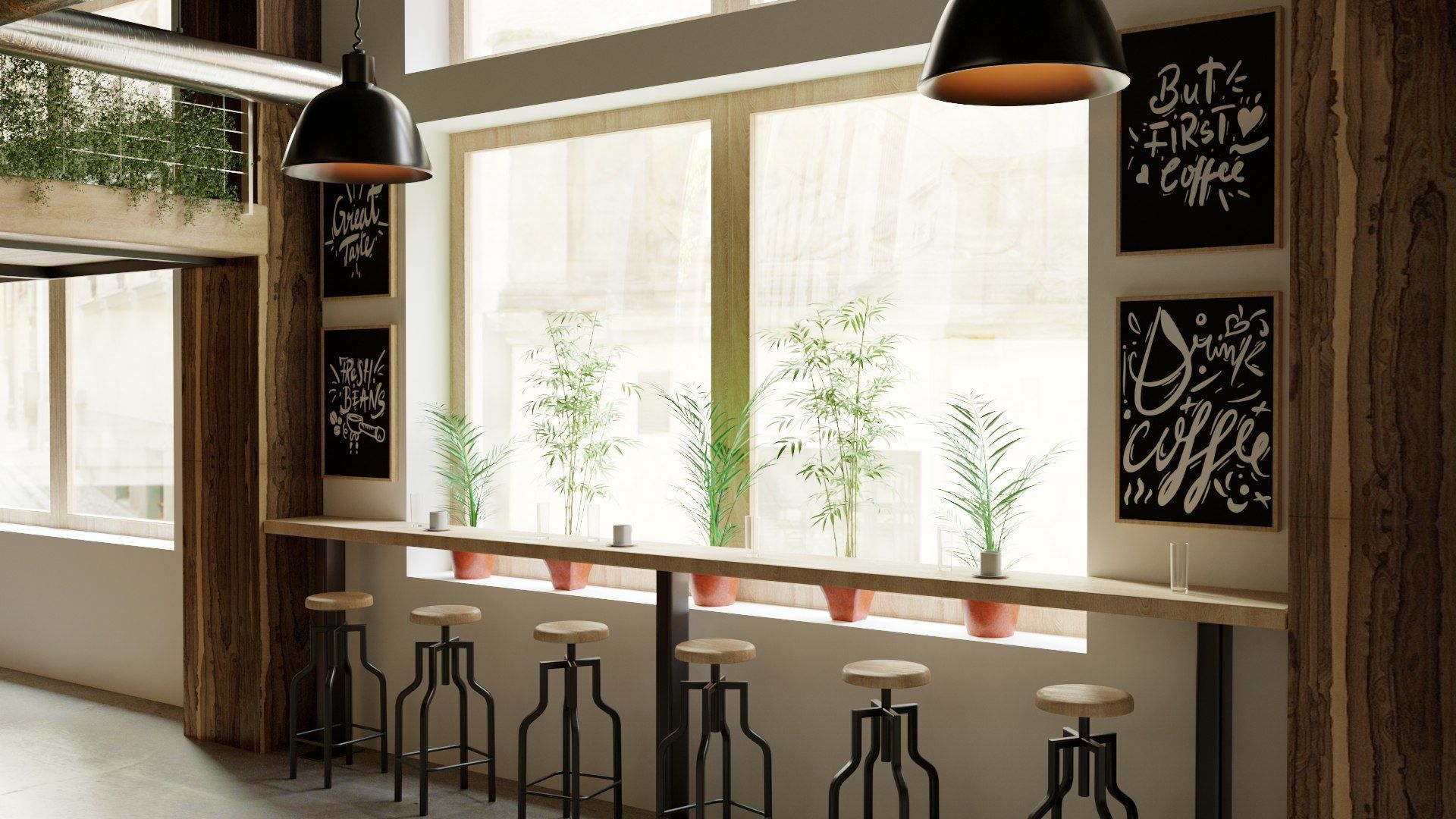 Vol 10 Collection coffeeshop and Restaurant 3D model_6