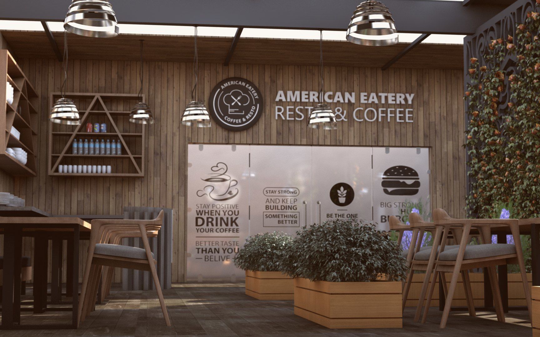 Vol 10 Collection coffeeshop and Restaurant 3D model_73