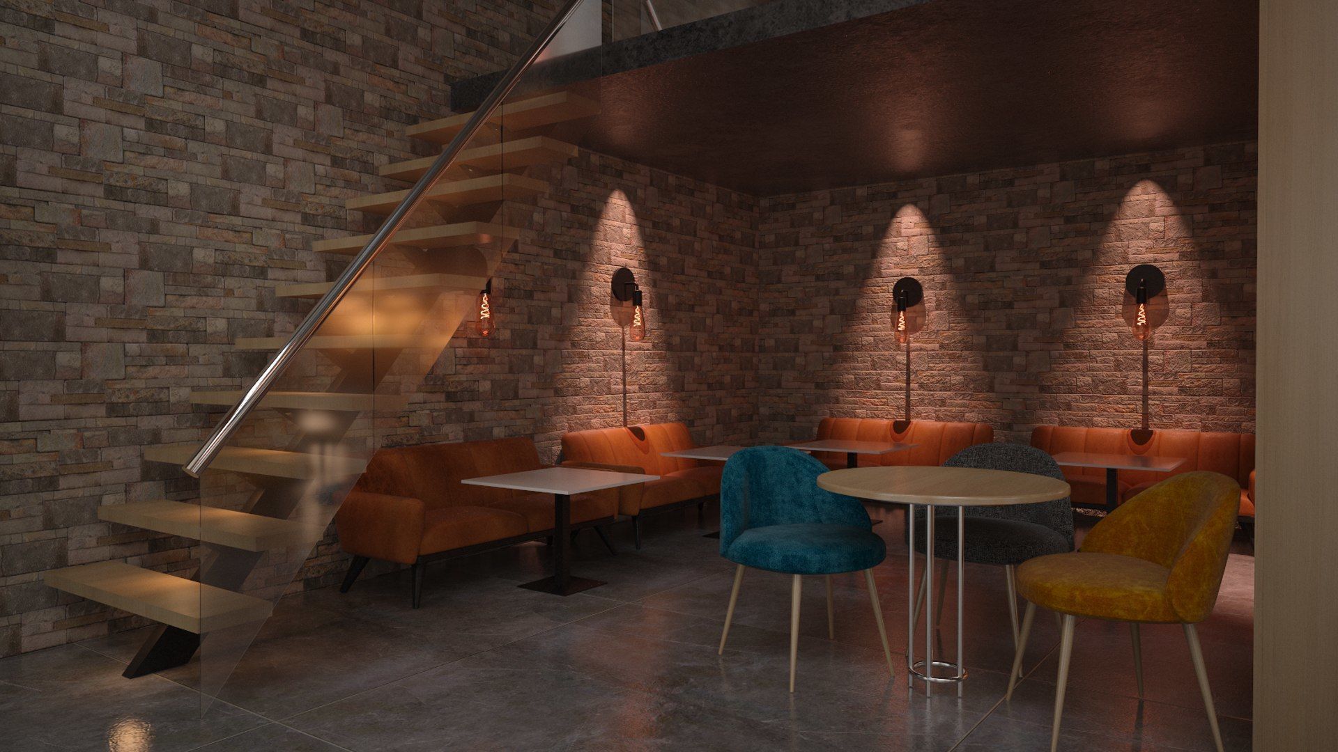 Vol 10 Collection coffeeshop and Restaurant 3D model_45