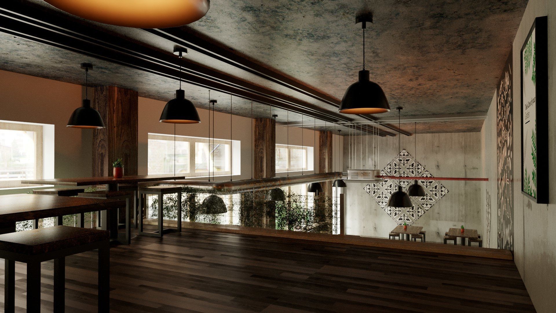 Vol 10 Collection coffeeshop and Restaurant 3D model_18