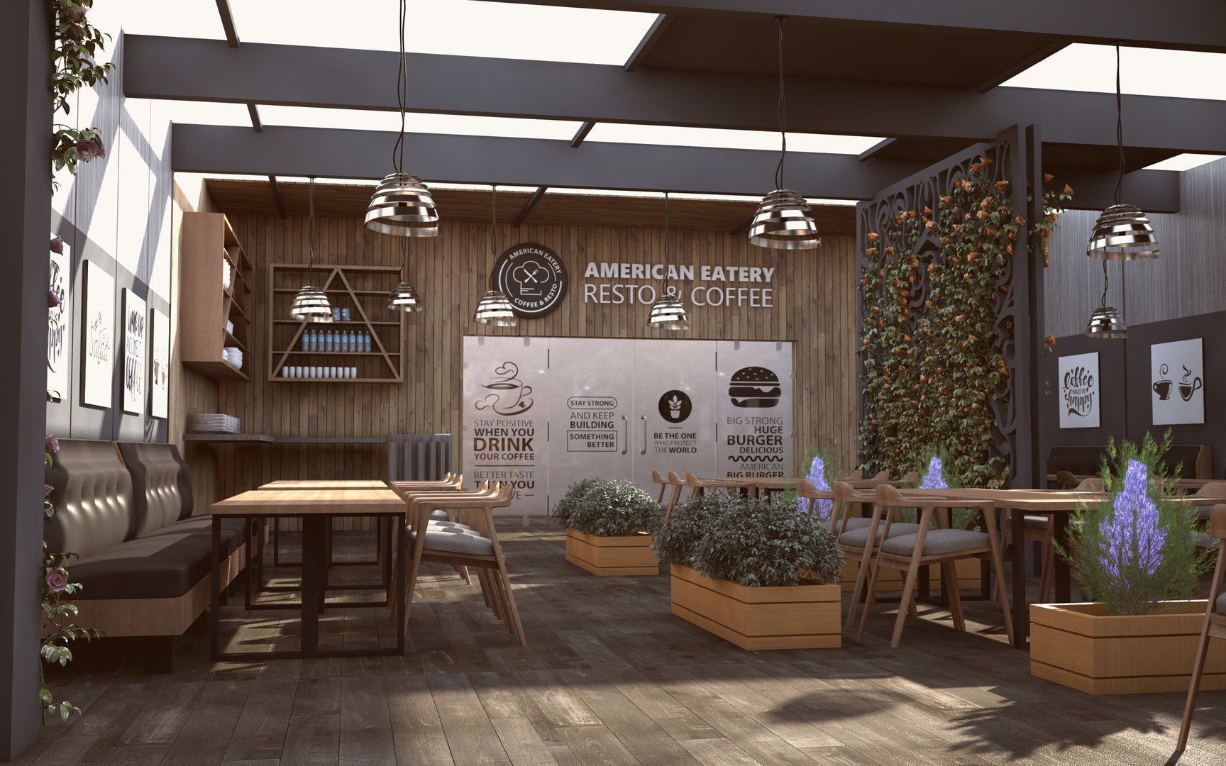 Vol 10 Collection coffeeshop and Restaurant 3D model_72