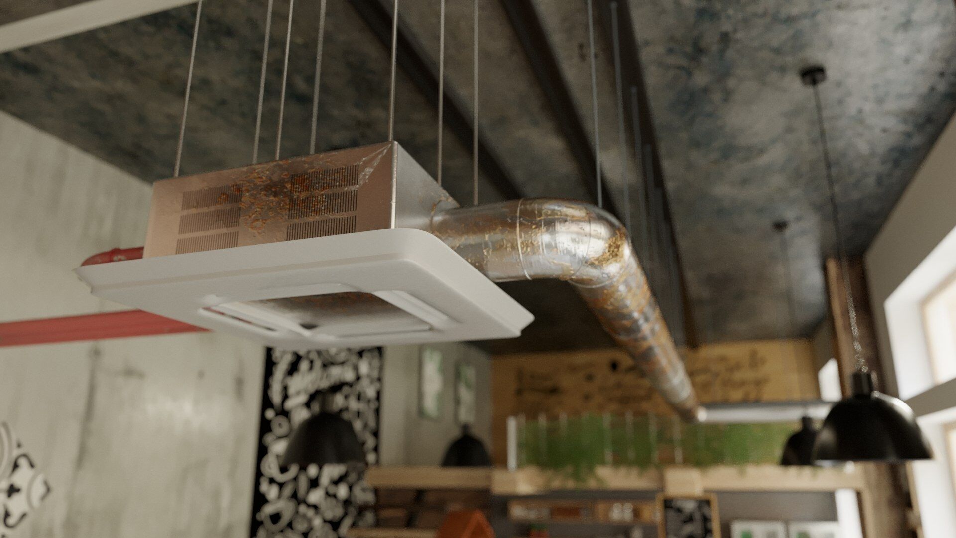 Vol 10 Collection coffeeshop and Restaurant 3D model_15