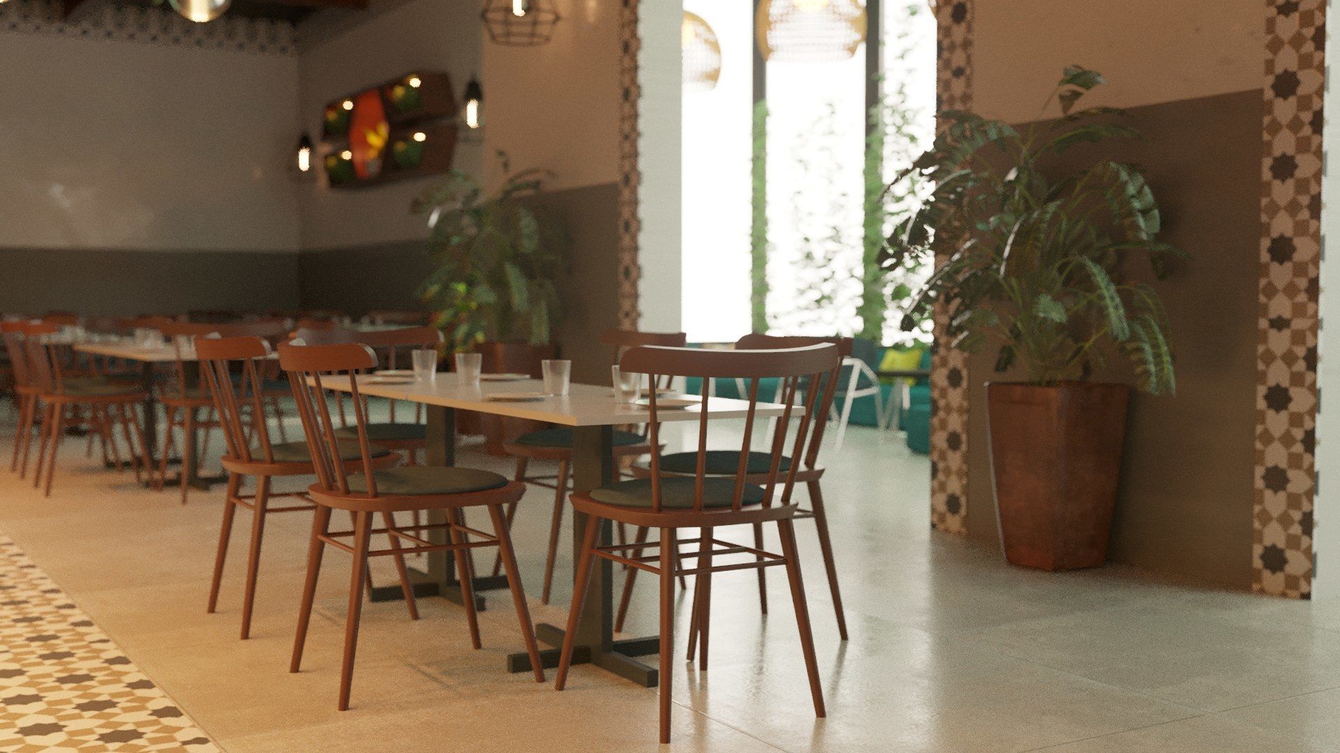 Vol 10 Collection coffeeshop and Restaurant 3D model_69