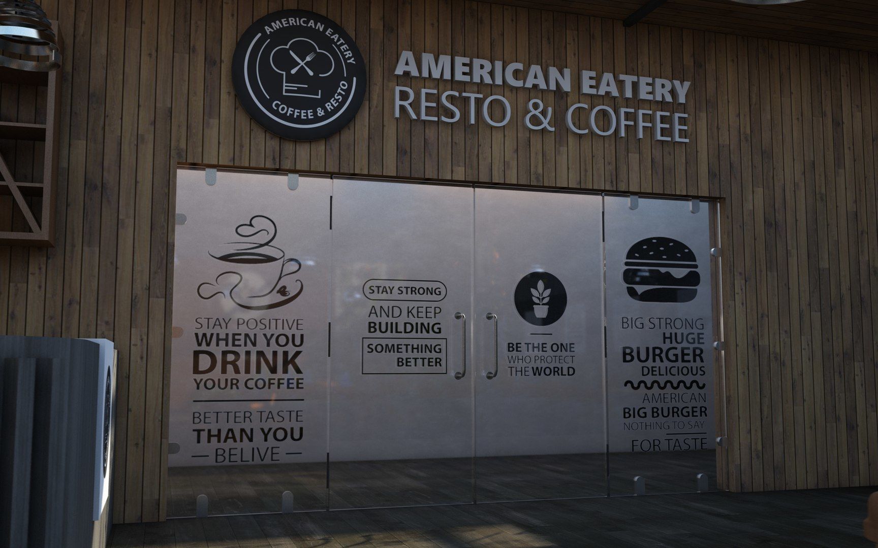 Vol 10 Collection coffeeshop and Restaurant 3D model_79