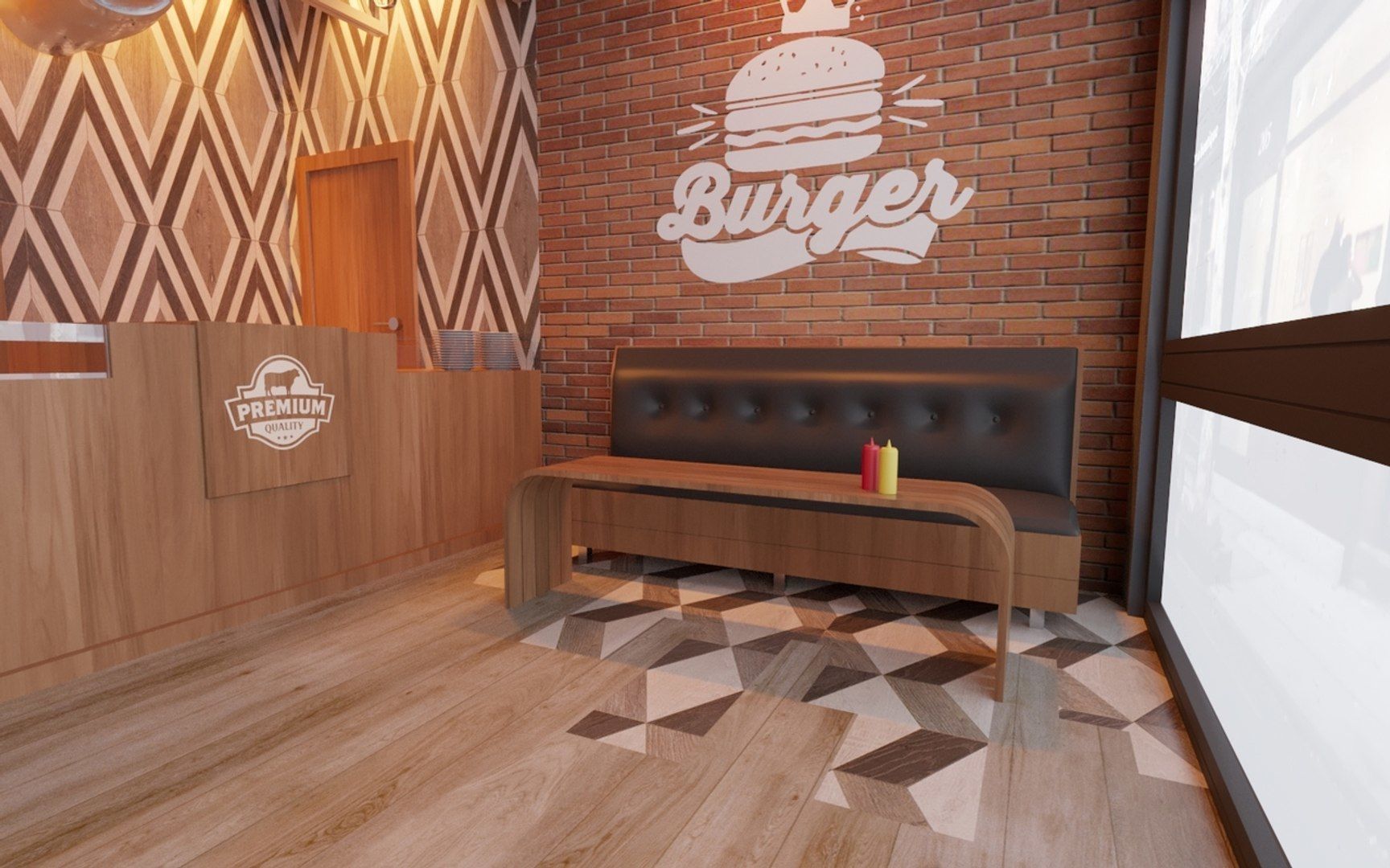 Vol 10 Collection coffeeshop and Restaurant 3D model_33