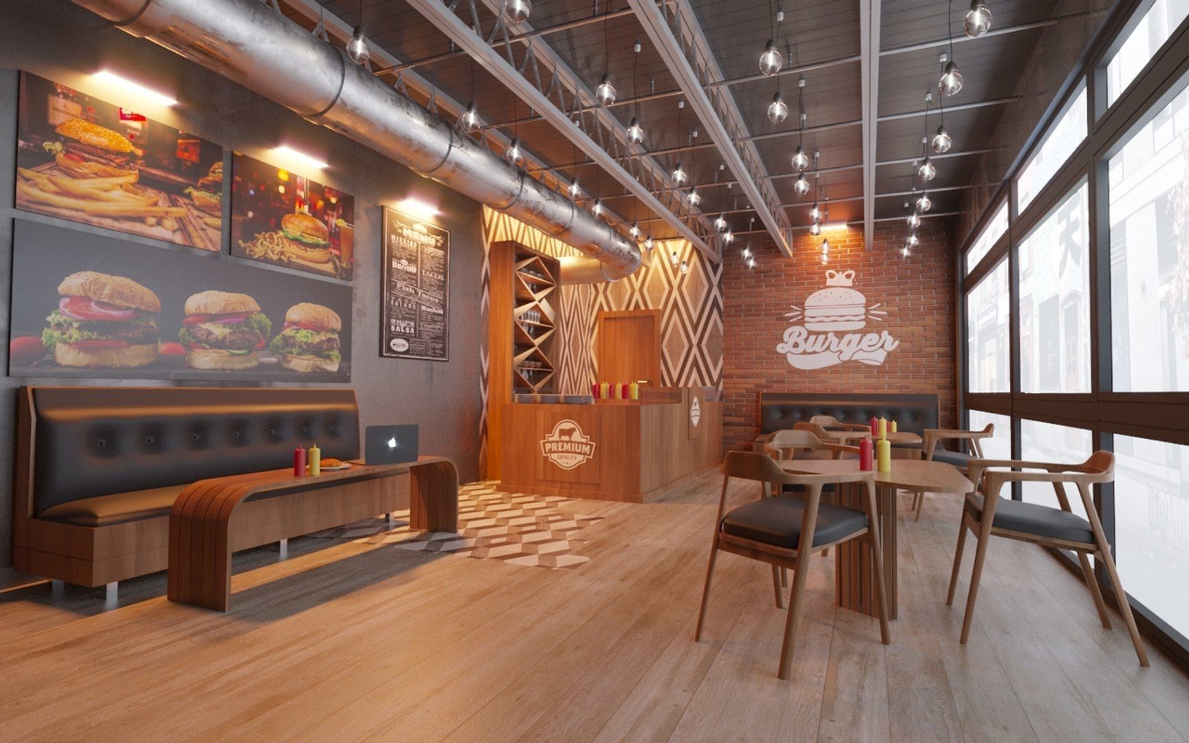 Vol 10 Collection coffeeshop and Restaurant 3D model_31