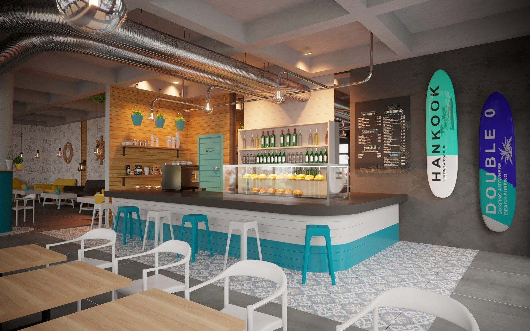 Vol 10 Collection coffeeshop and Restaurant 3D model_109