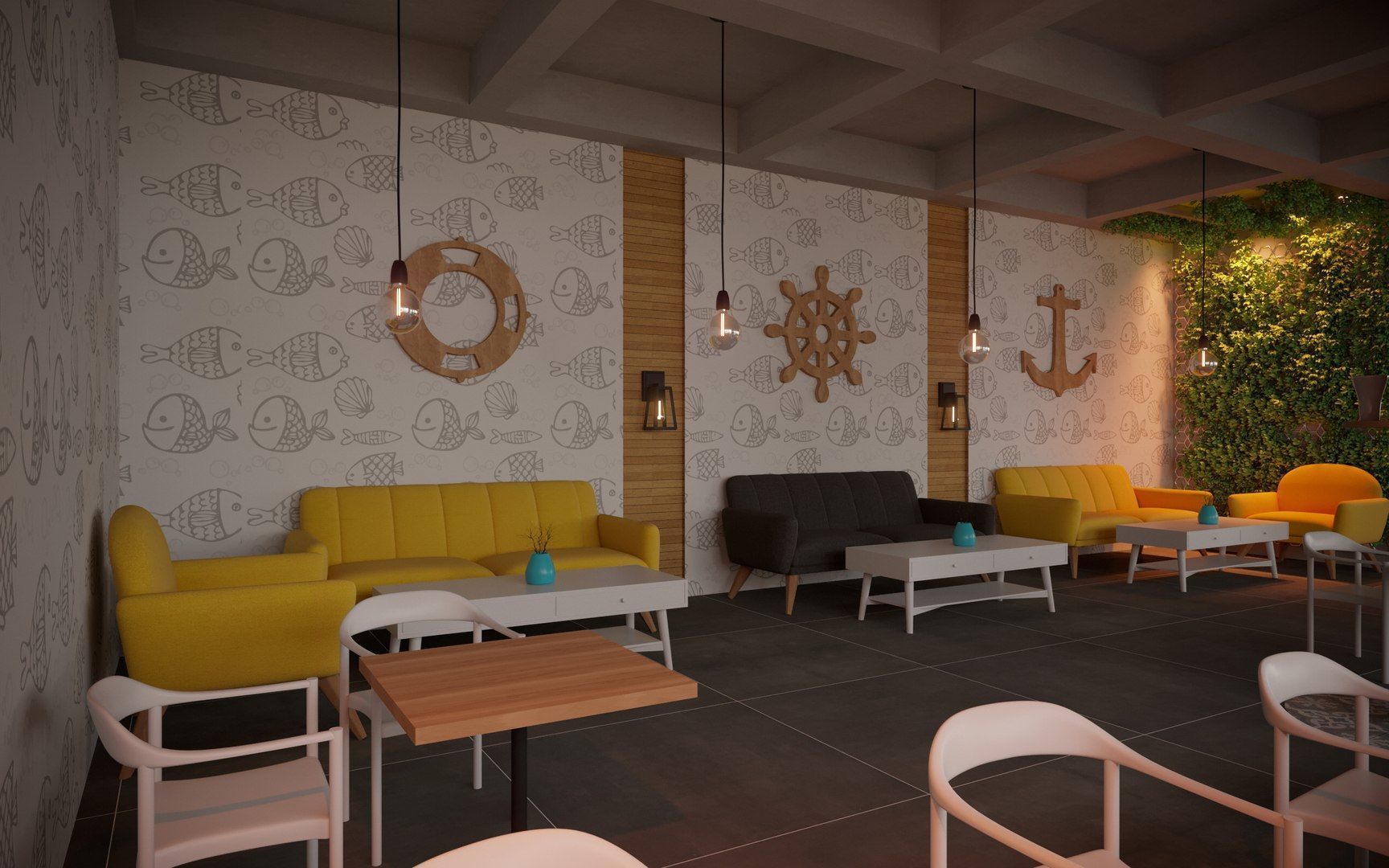 Vol 10 Collection coffeeshop and Restaurant 3D model_110
