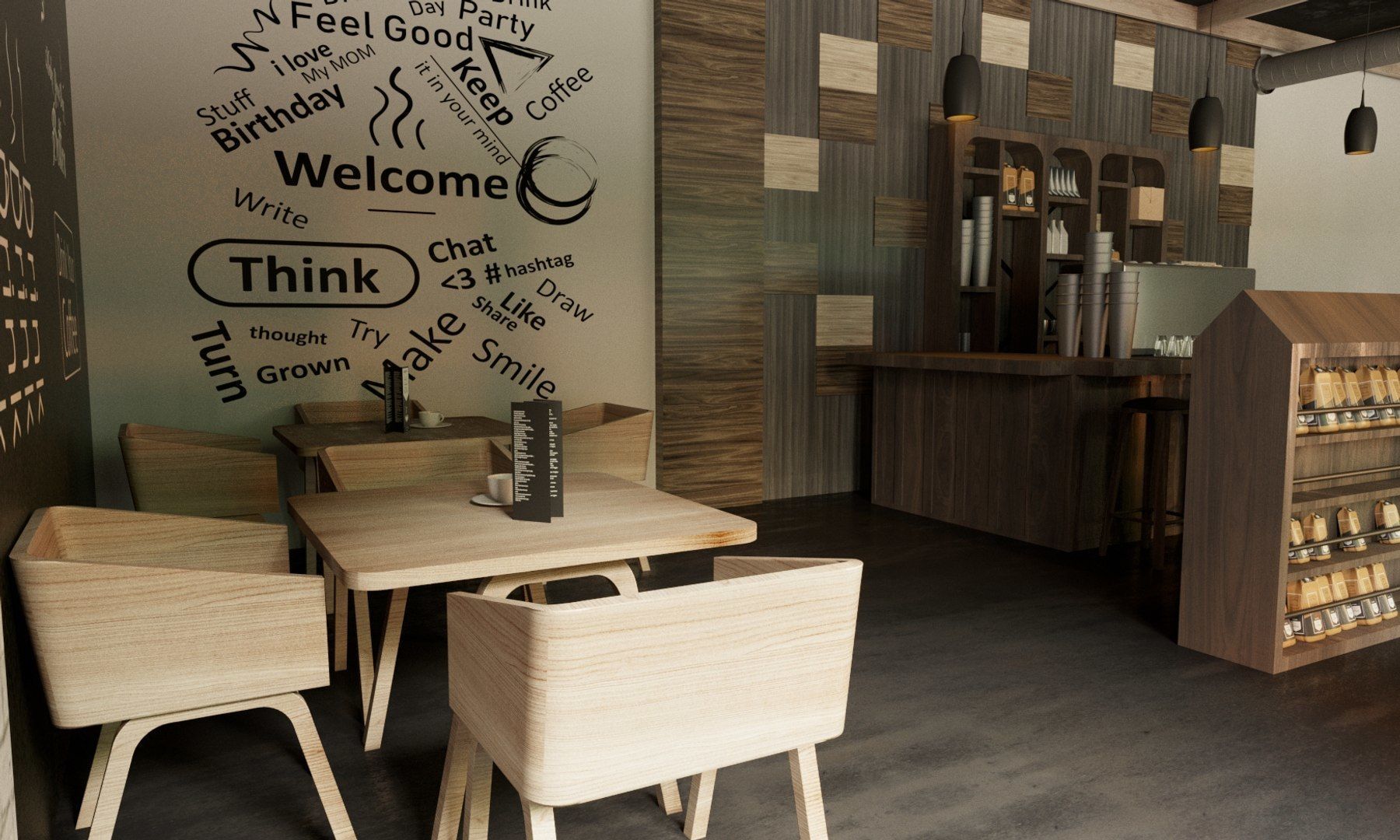 Vol 10 Collection coffeeshop and Restaurant 3D model_100