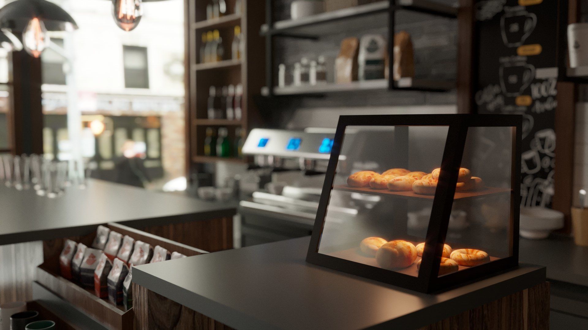 Vol 10 Collection coffeeshop and Restaurant 3D model_25