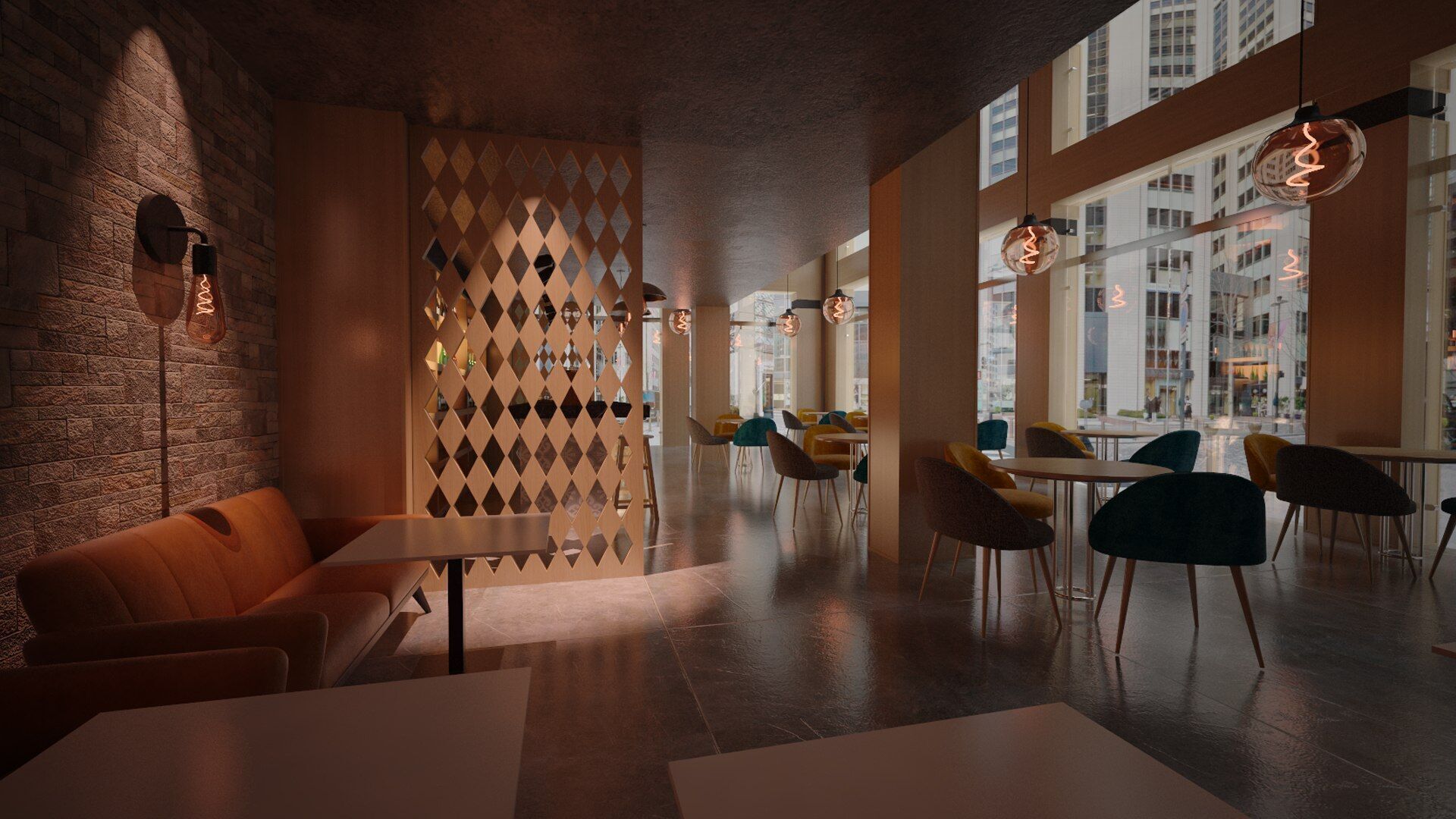 Vol 10 Collection coffeeshop and Restaurant 3D model_47