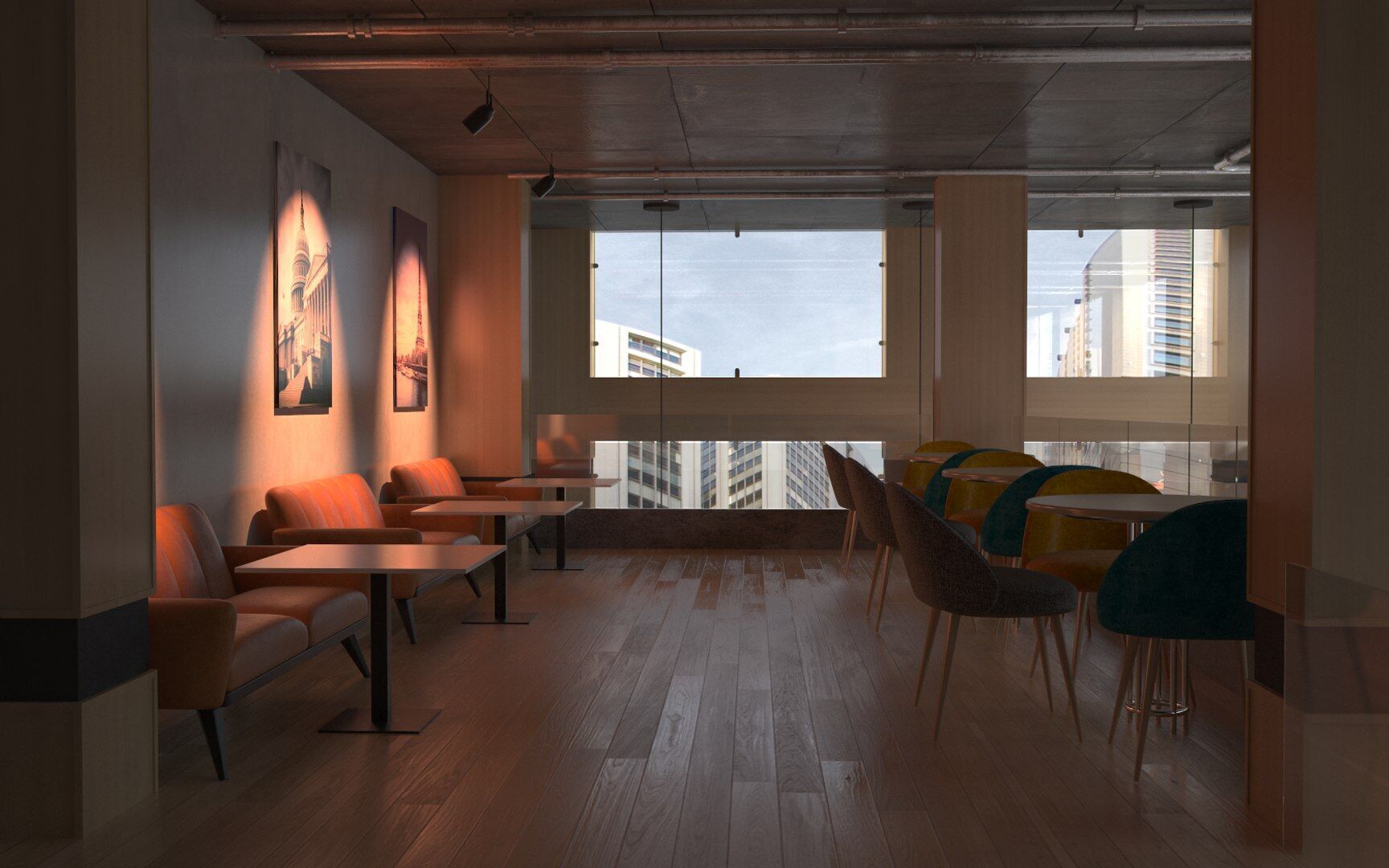 Vol 10 Collection coffeeshop and Restaurant 3D model_46