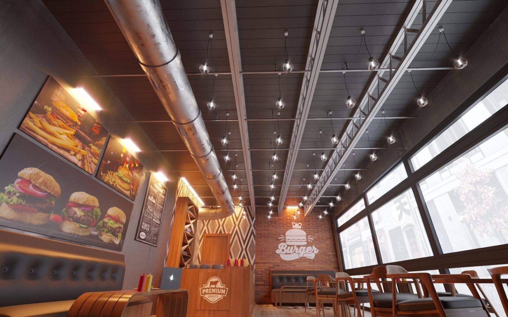 Vol 10 Collection coffeeshop and Restaurant 3D model_40