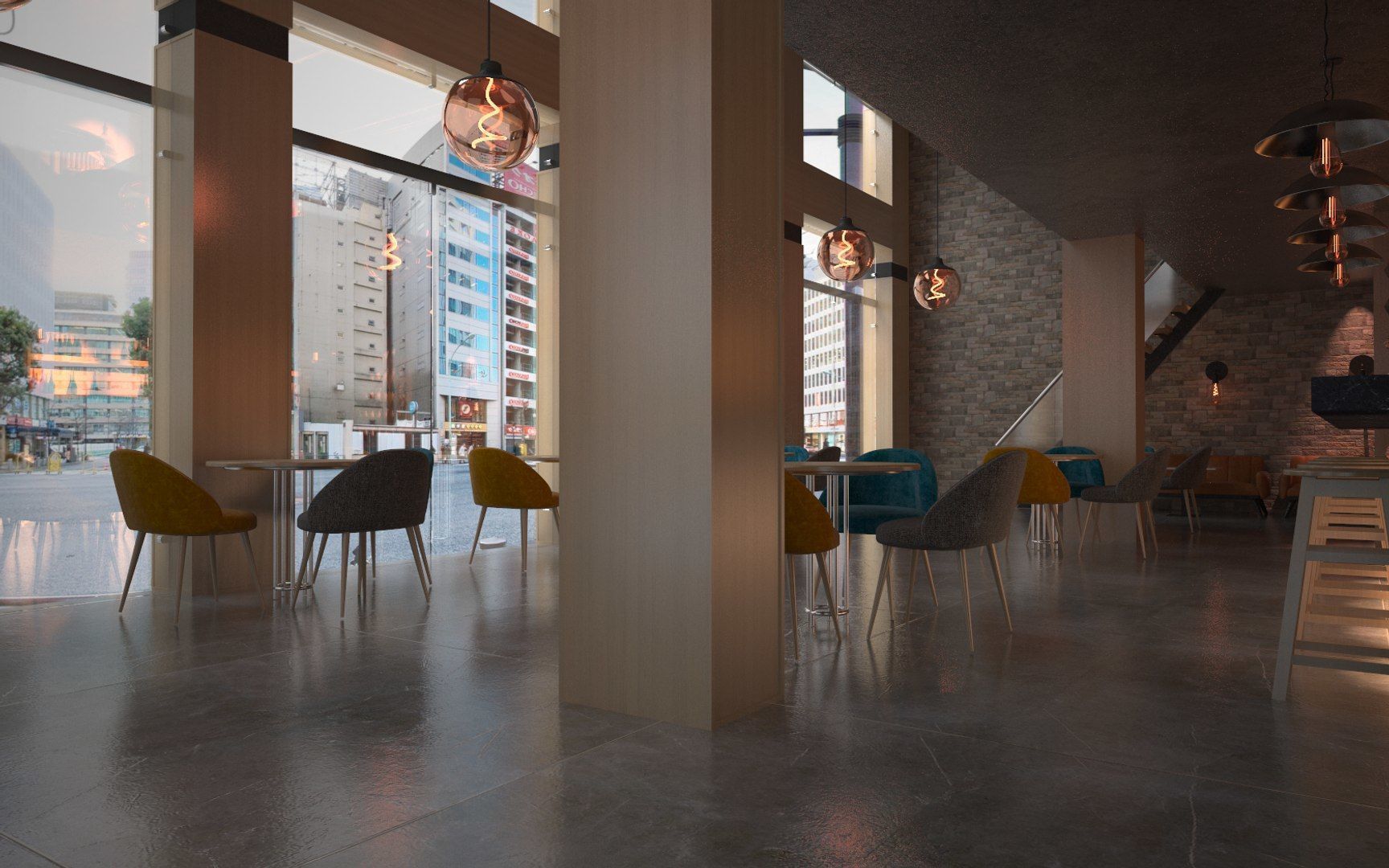 Vol 10 Collection coffeeshop and Restaurant 3D model_50