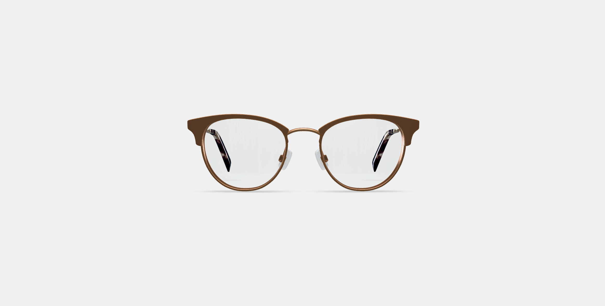 Blair Eyeglasses in Rose Gold 3D model_10