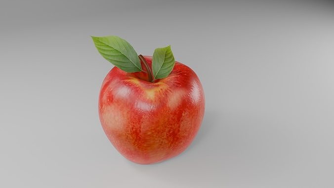 Apple fruit 3D model
