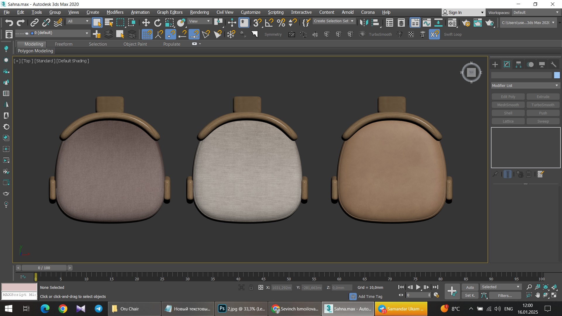 Oru Chair Free low-poly 3D model_10