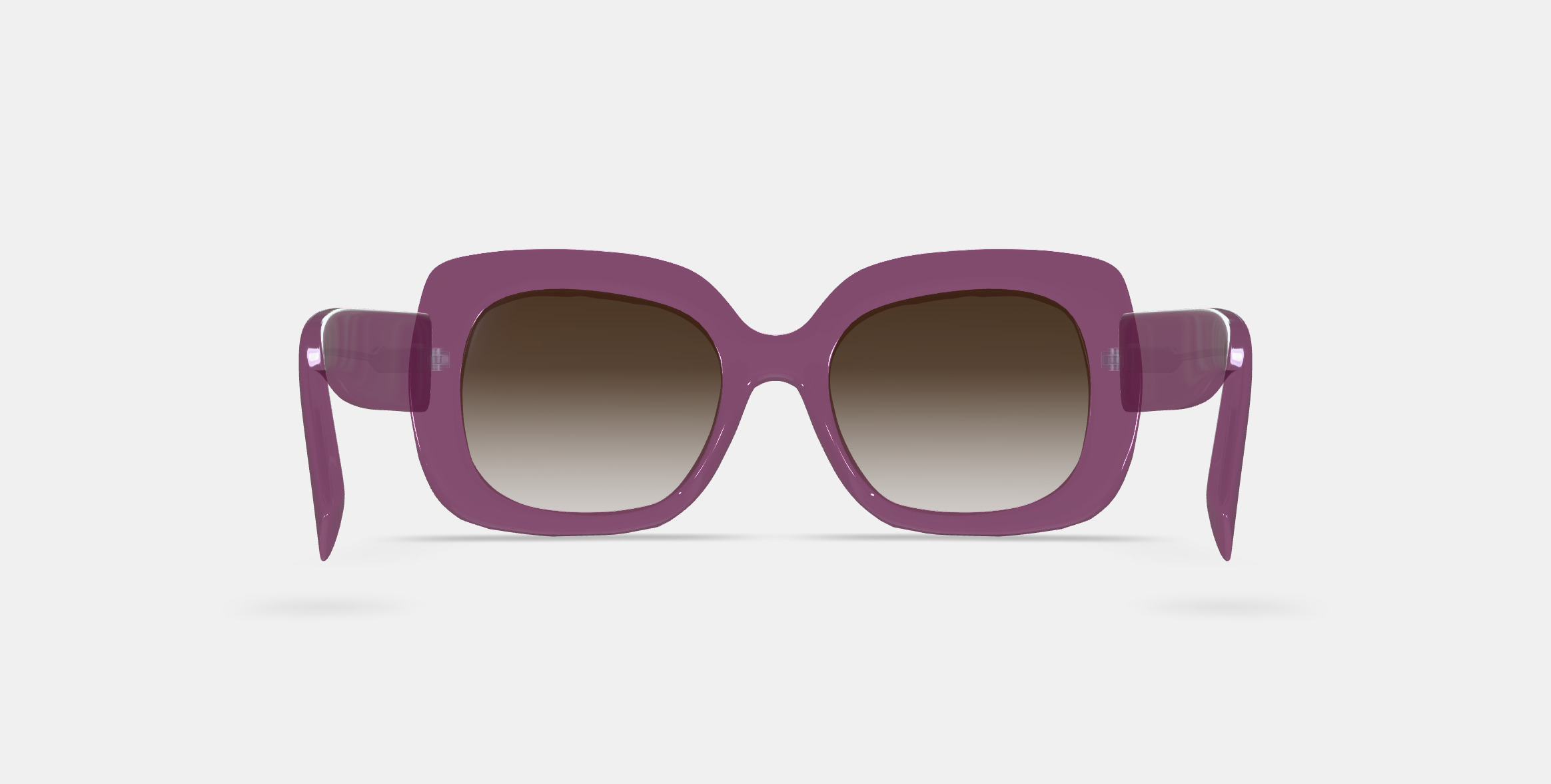 Johanna Sunglasses in Candied Berry Crystal 3D model_15