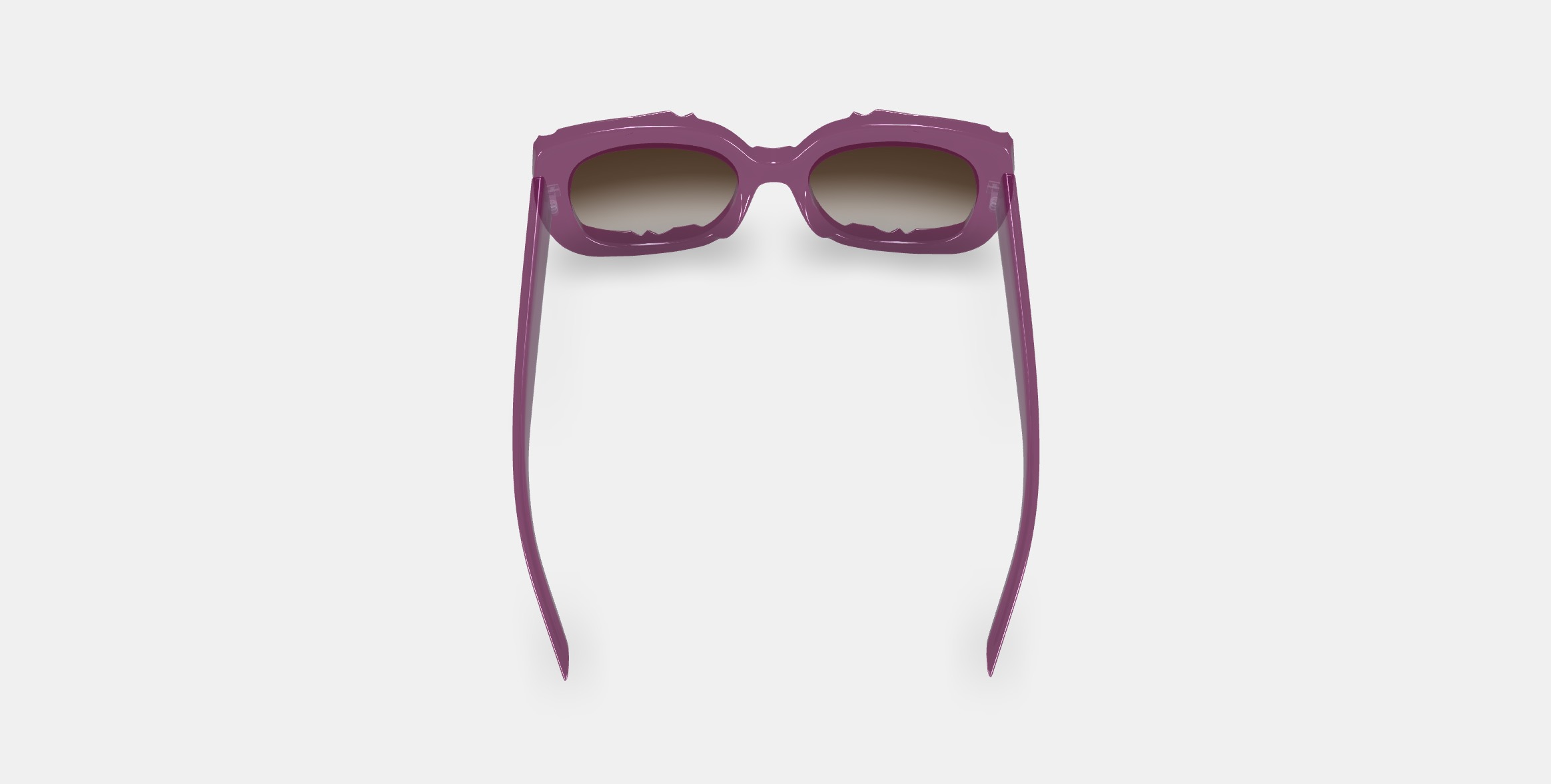 Johanna Sunglasses in Candied Berry Crystal 3D model_3