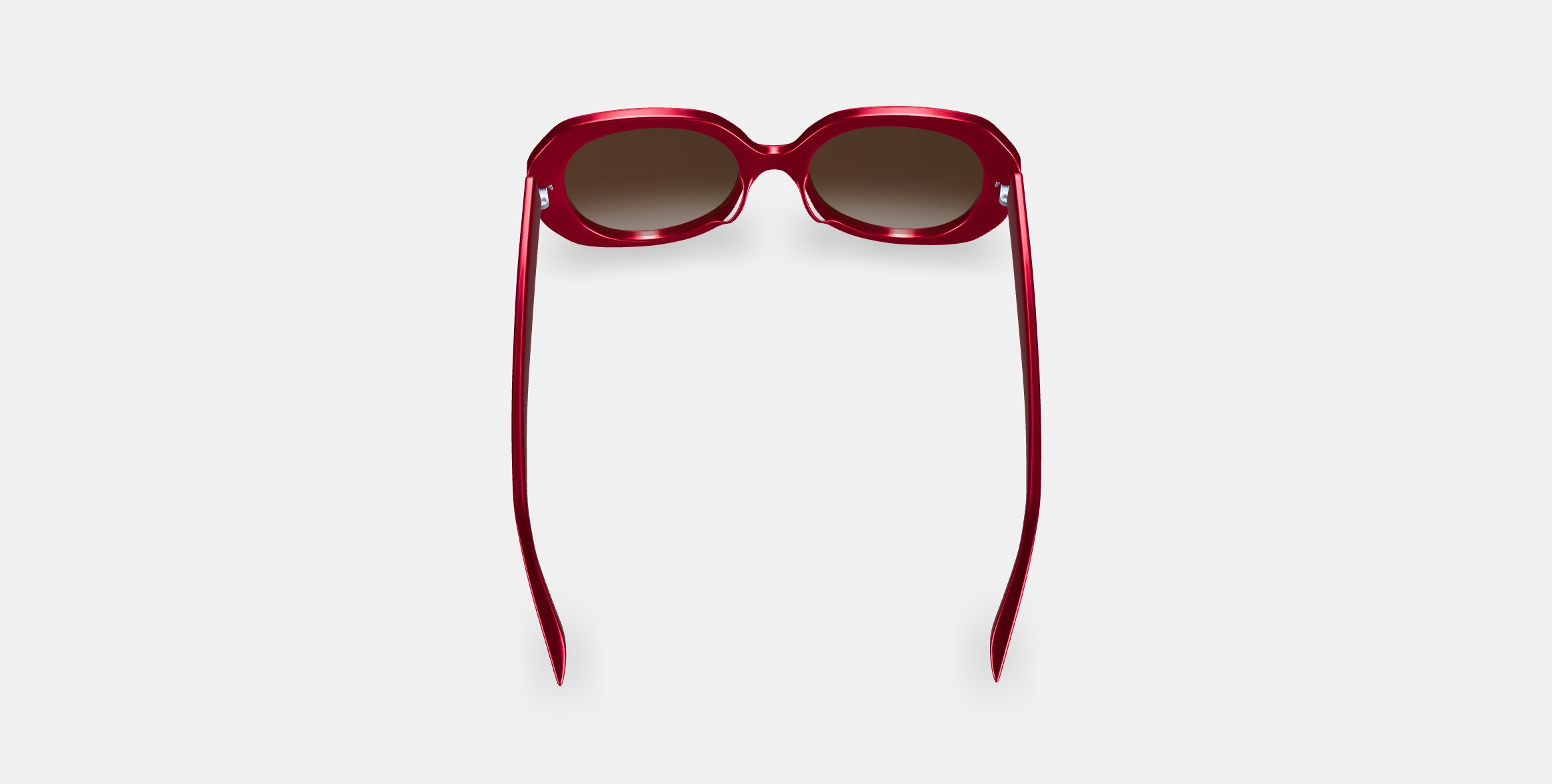 Rosetta Sunglasses in Maroon 3D model_2