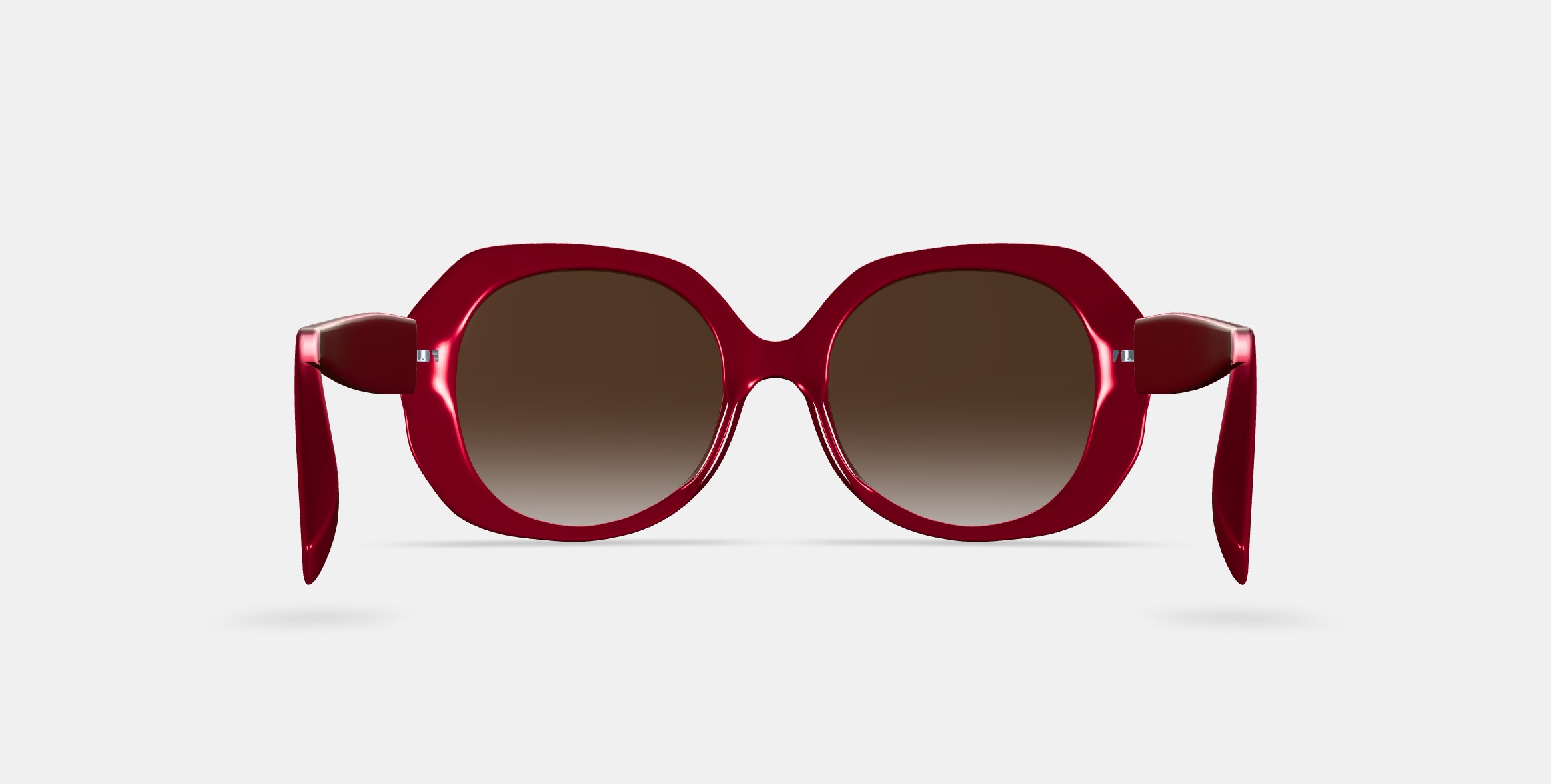 Rosetta Sunglasses in Maroon 3D model_15