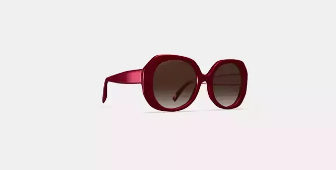 Rosetta Sunglasses in Maroon