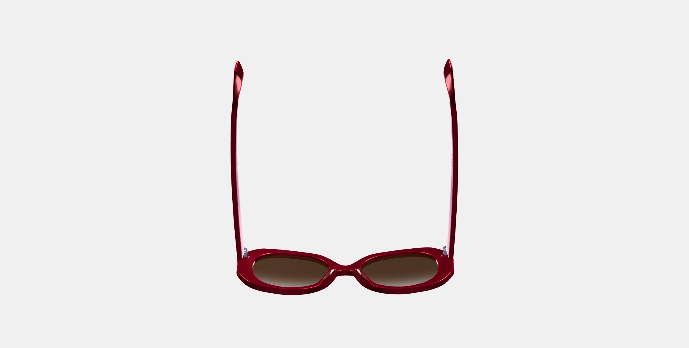 Rosetta Sunglasses in Maroon 3D model_7