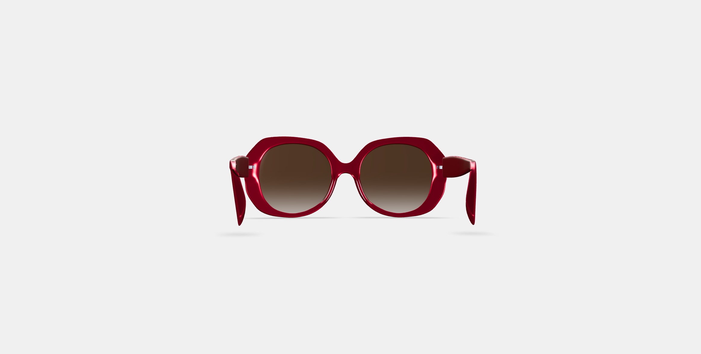 Rosetta Sunglasses in Maroon 3D model_14