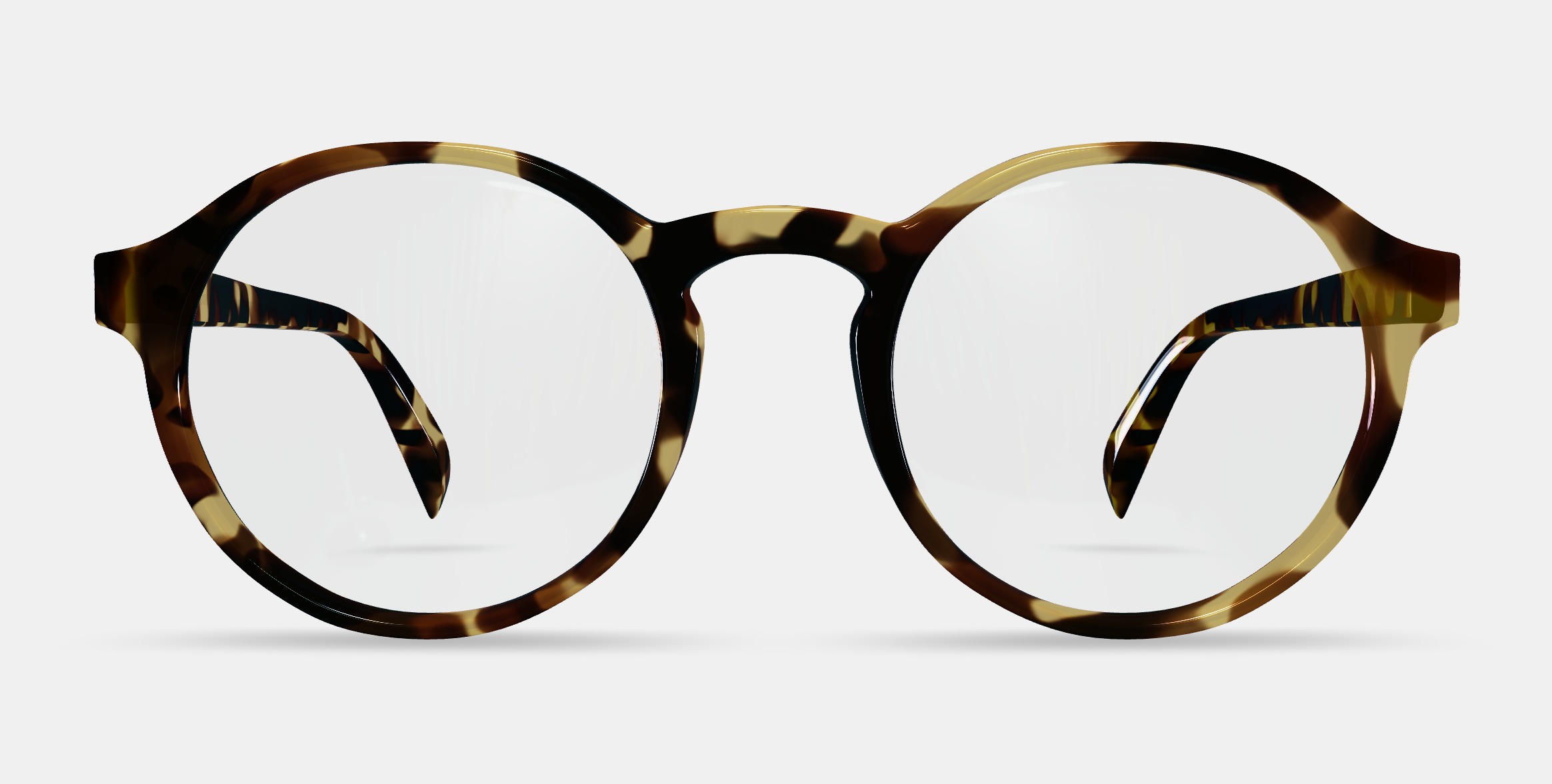 Lupe Eyeglasses in Tamarind Tortoise 3D model_11