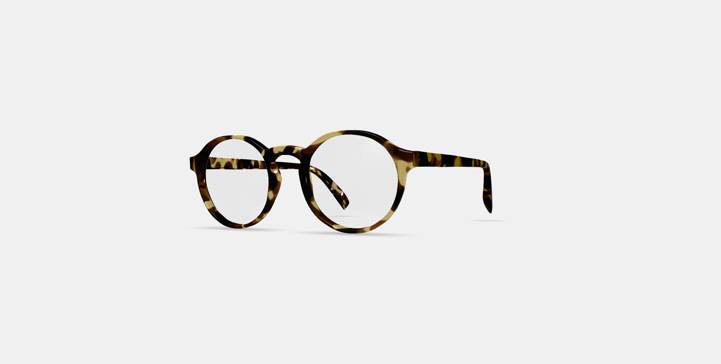 Lupe Eyeglasses in Tamarind Tortoise 3D model_12