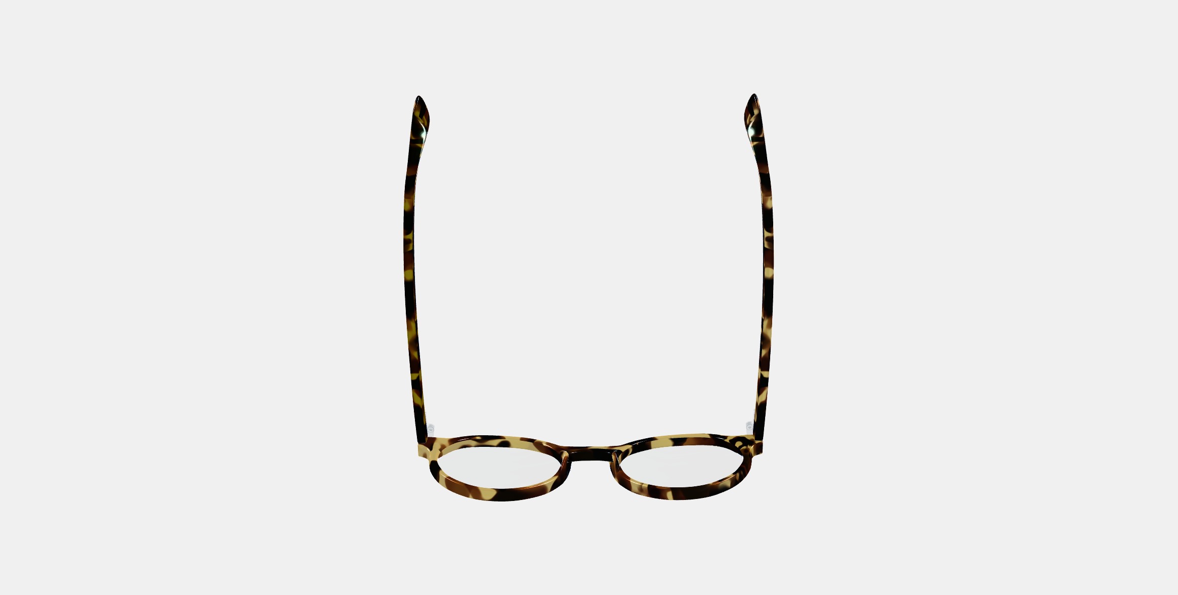 Lupe Eyeglasses in Tamarind Tortoise 3D model_7