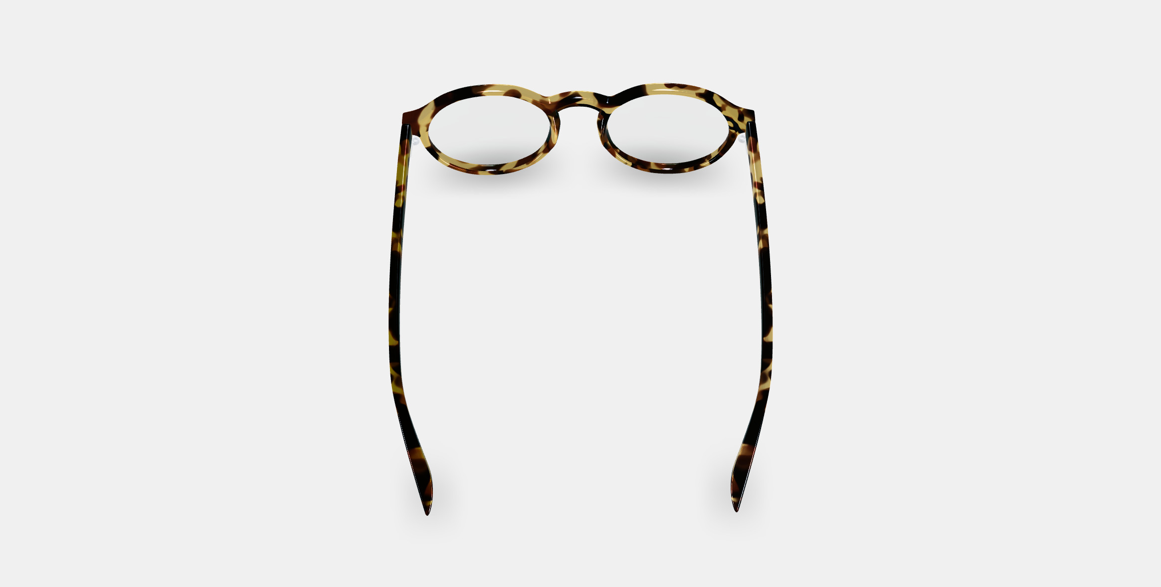 Lupe Eyeglasses in Tamarind Tortoise 3D model_4