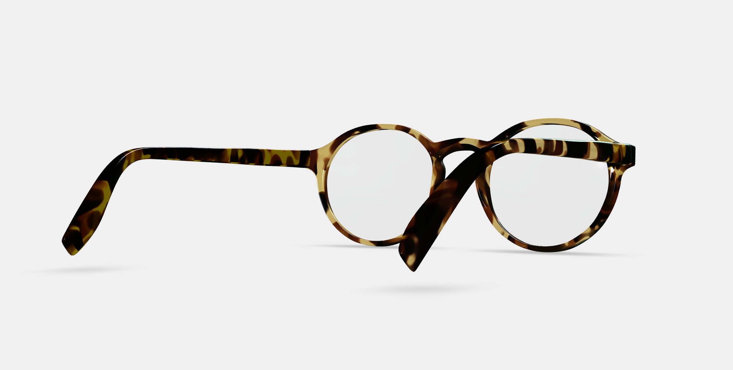 Lupe Eyeglasses in Tamarind Tortoise 3D model_6