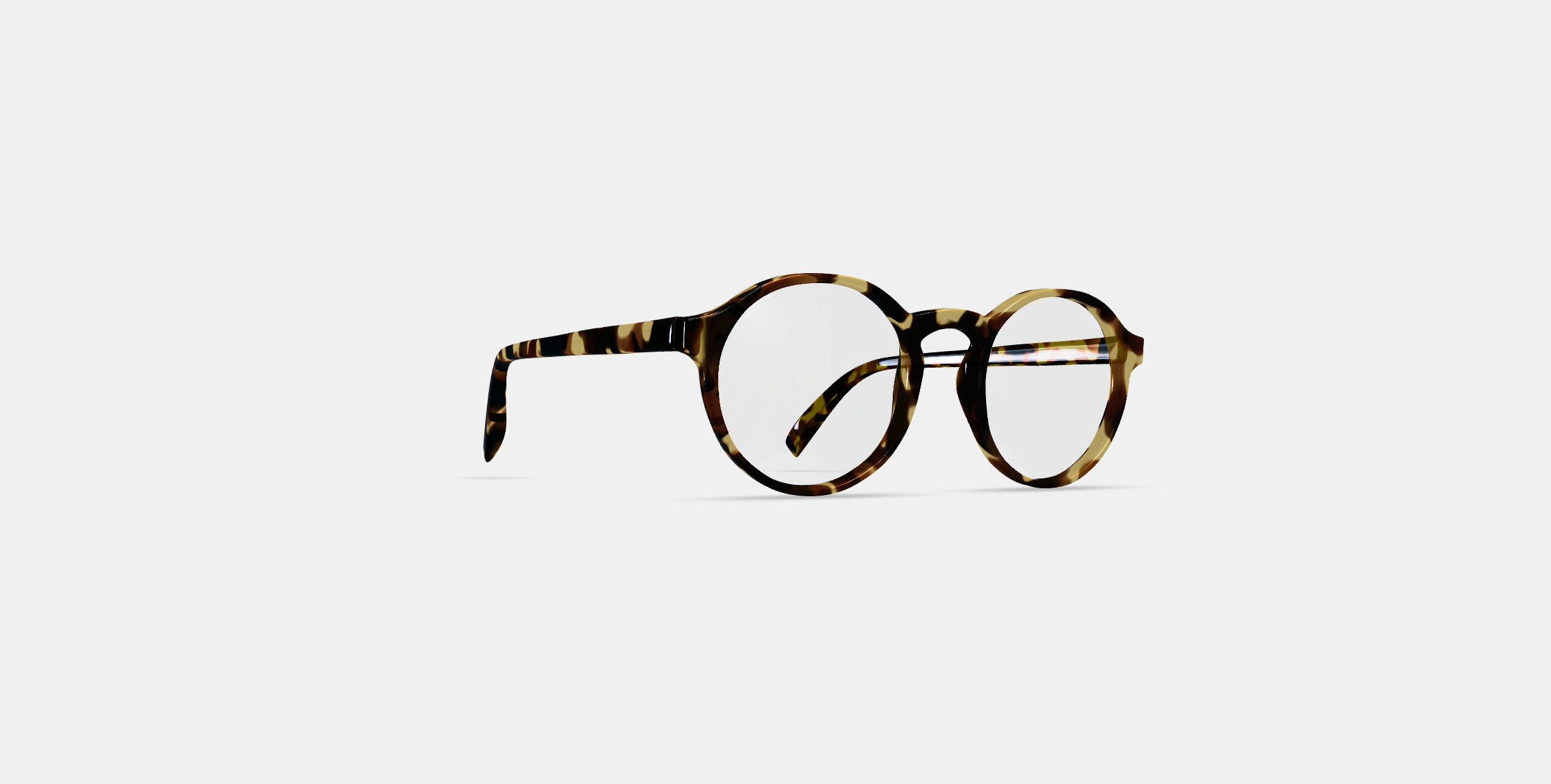 Lupe Eyeglasses in Tamarind Tortoise 3D model_3