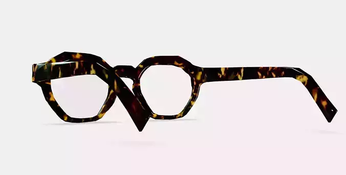 Javier Eyeglasses in Black Oak Tortoise